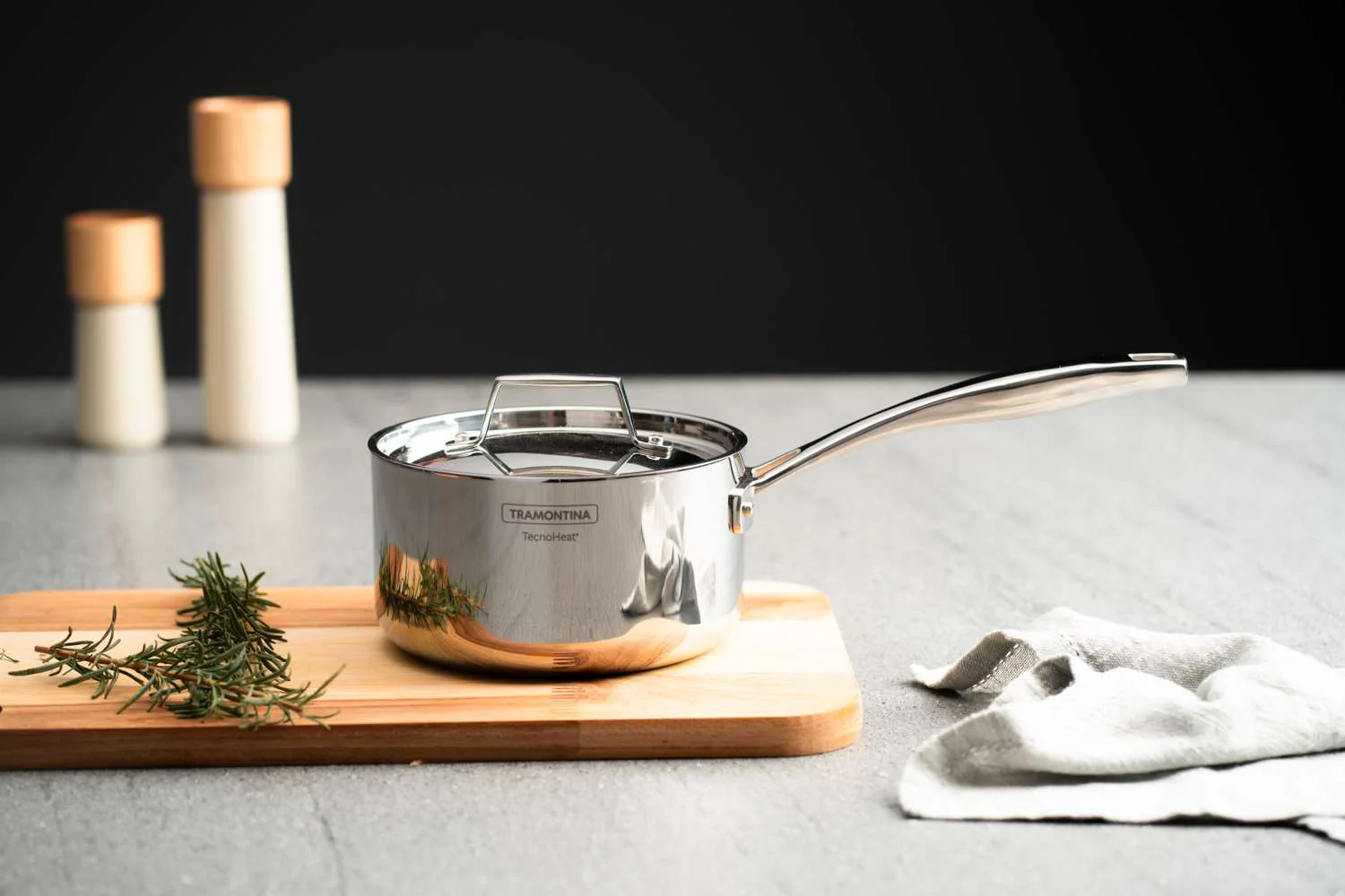 Tramontina 5 Pcs. Grano 3-Ply Stainless Steel Cookware Set - Image 3