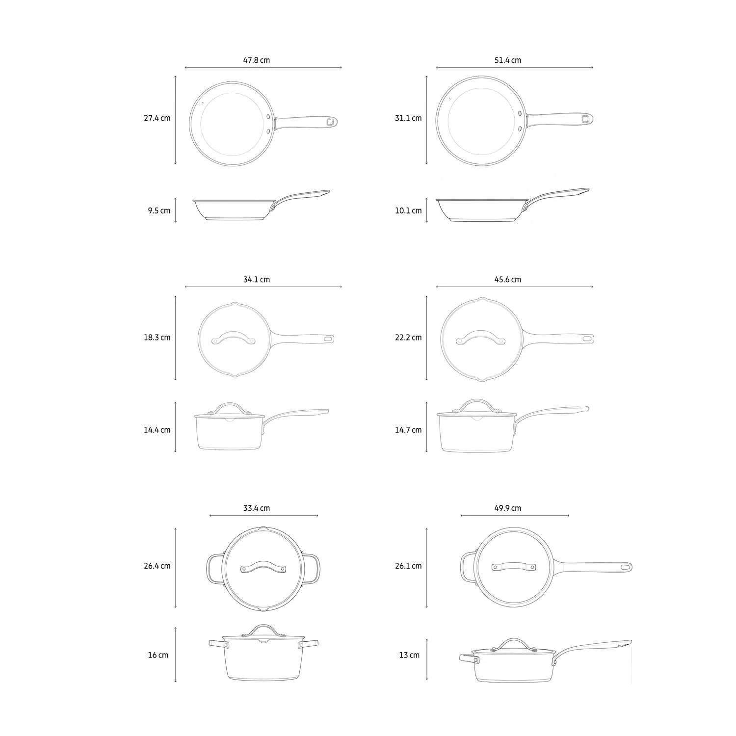 Tramontina 6 Pcs. Tempo Stainless Steel Cookware Set - Image 15