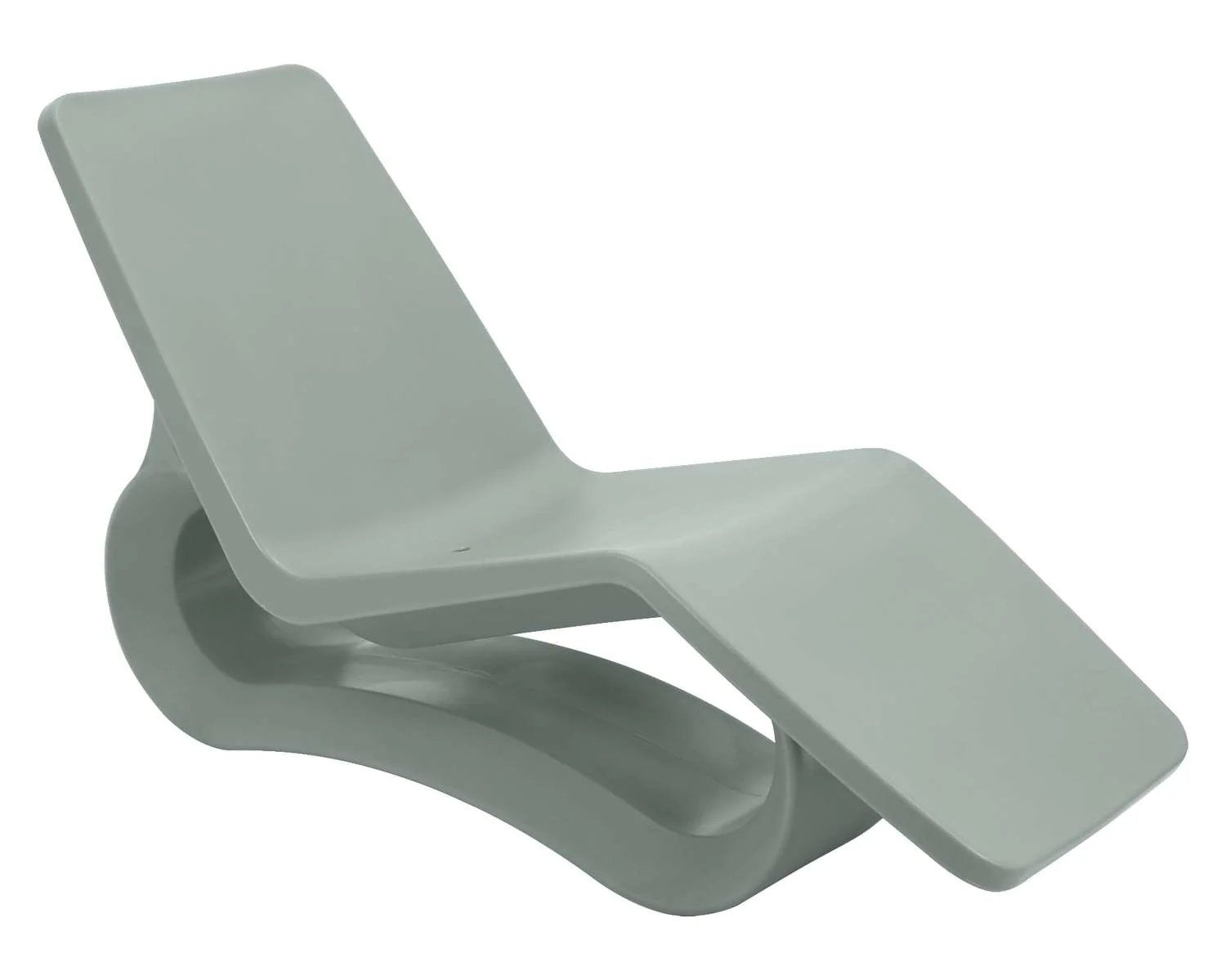 Tramontina Octo Polyethylene Sun Lounger (Sage Green)