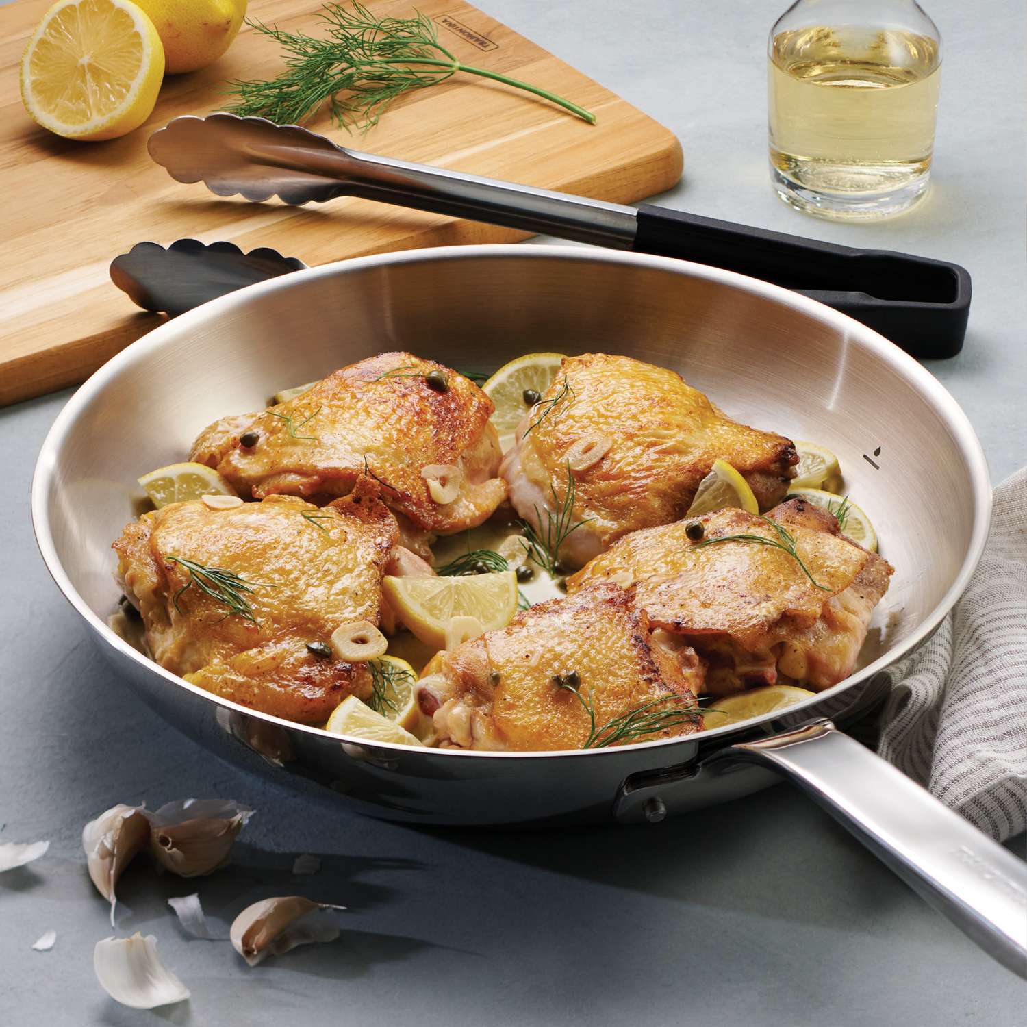Tramontina Tempo Stainless Steel Frying Pan 30cm (3.43l) - Image 5