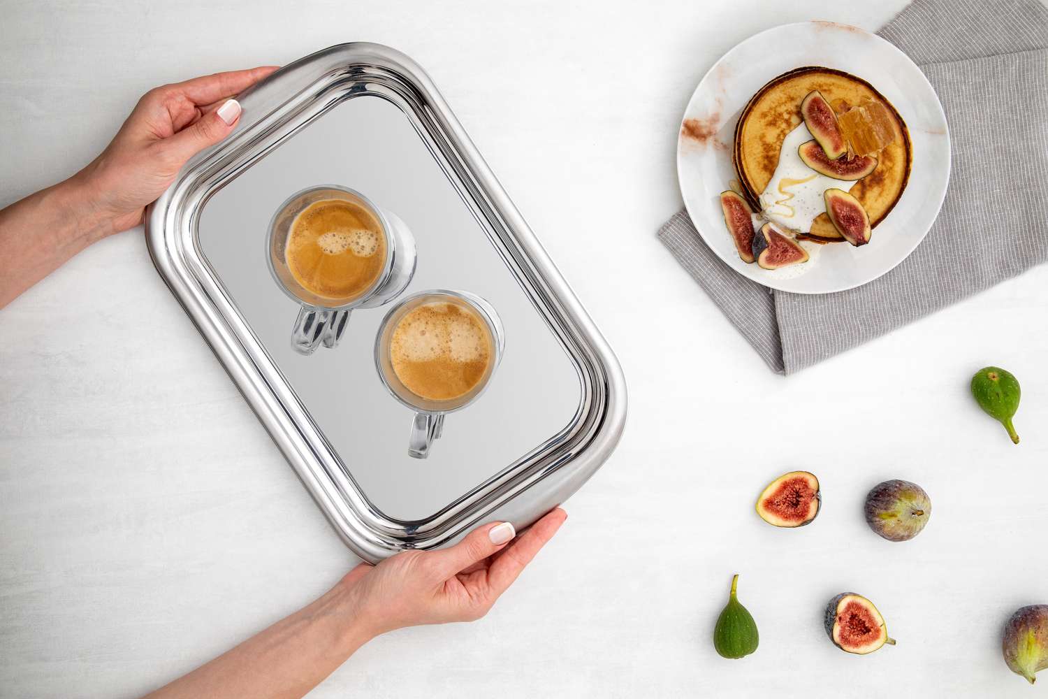Tramontina 2 Pcs. Double Walled Coffee and Tea Cups with Handles (270ml) - Image 26