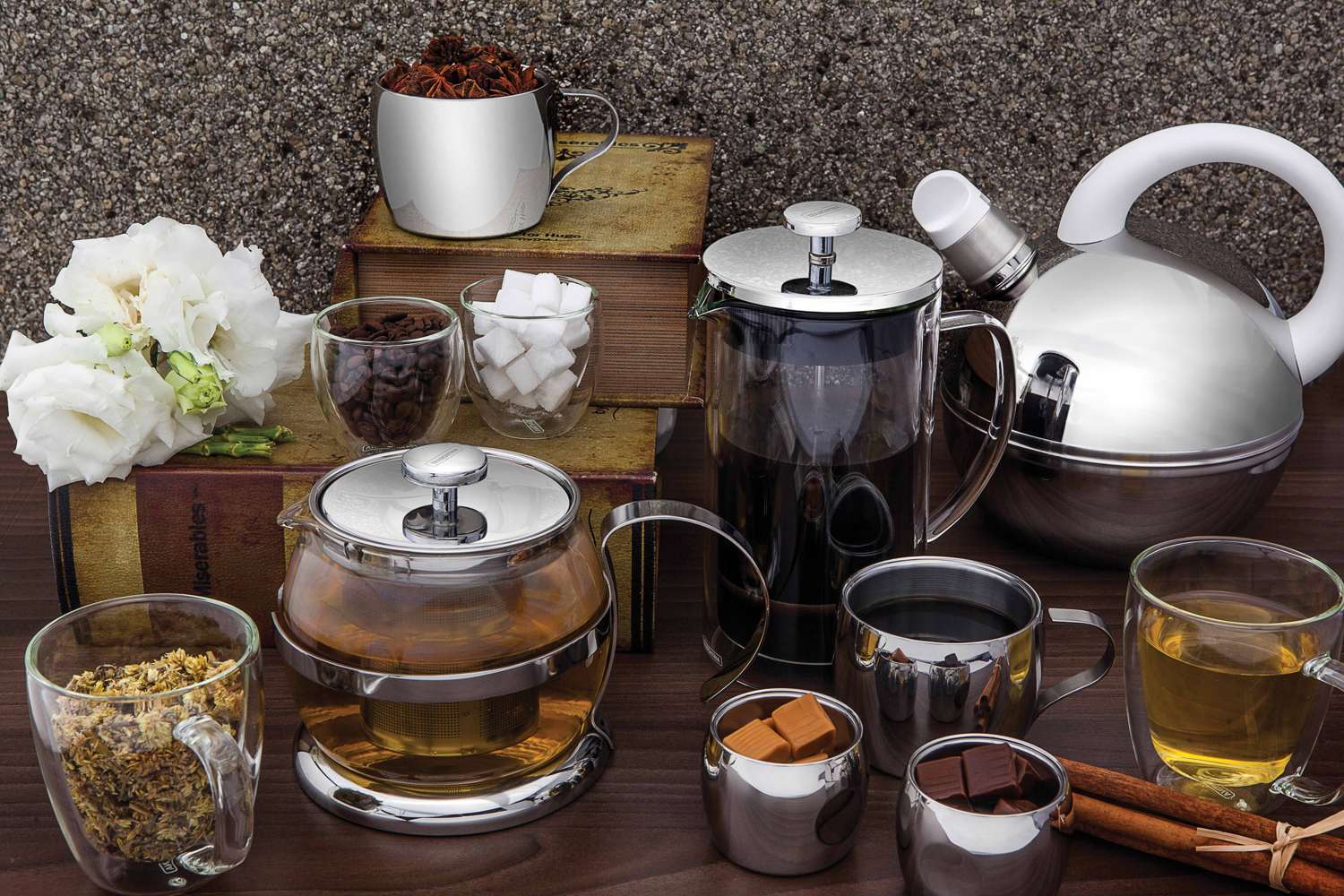 Tramontina 2 Pcs. Double Walled Coffee and Tea Cups with Handles (270ml) - Image 6
