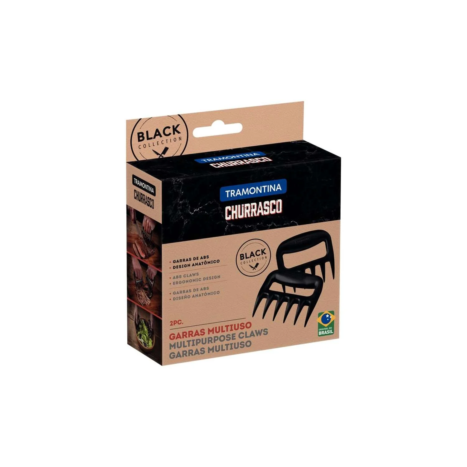 Tramontina 2 Pcs. Plastic BBQ Claws - Image 10