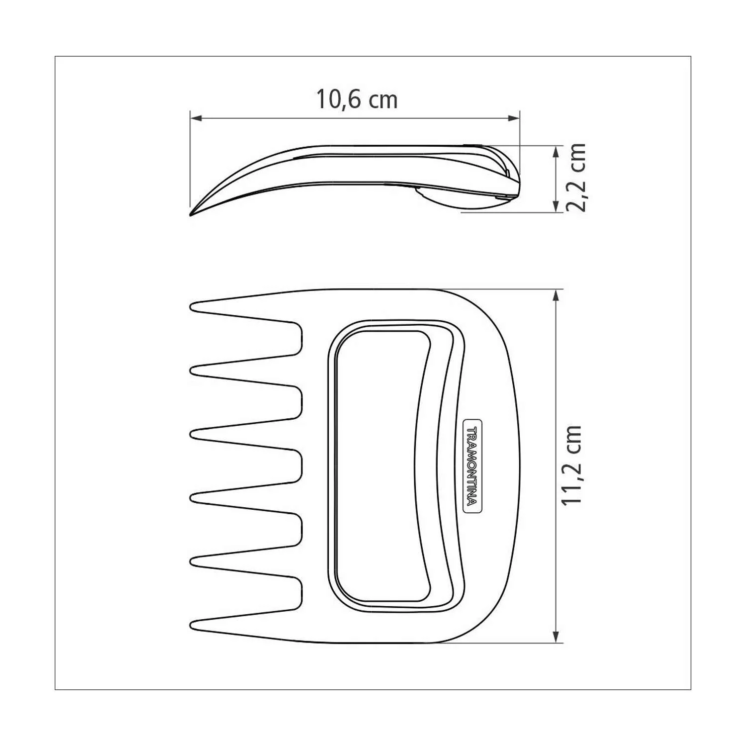 Tramontina 2 Pcs. Plastic BBQ Claws - Image 9
