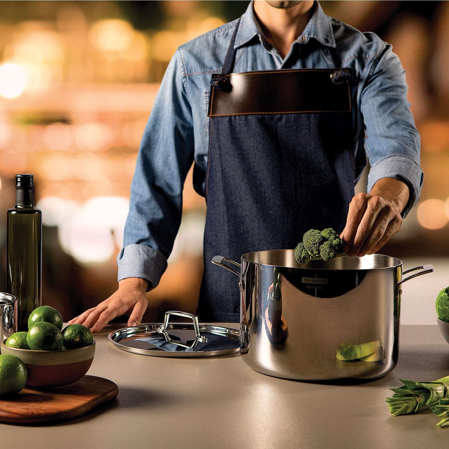 Tramontina Grano 3-Ply Stainless Steel 5 Pcs. Cookware Set - Image 9