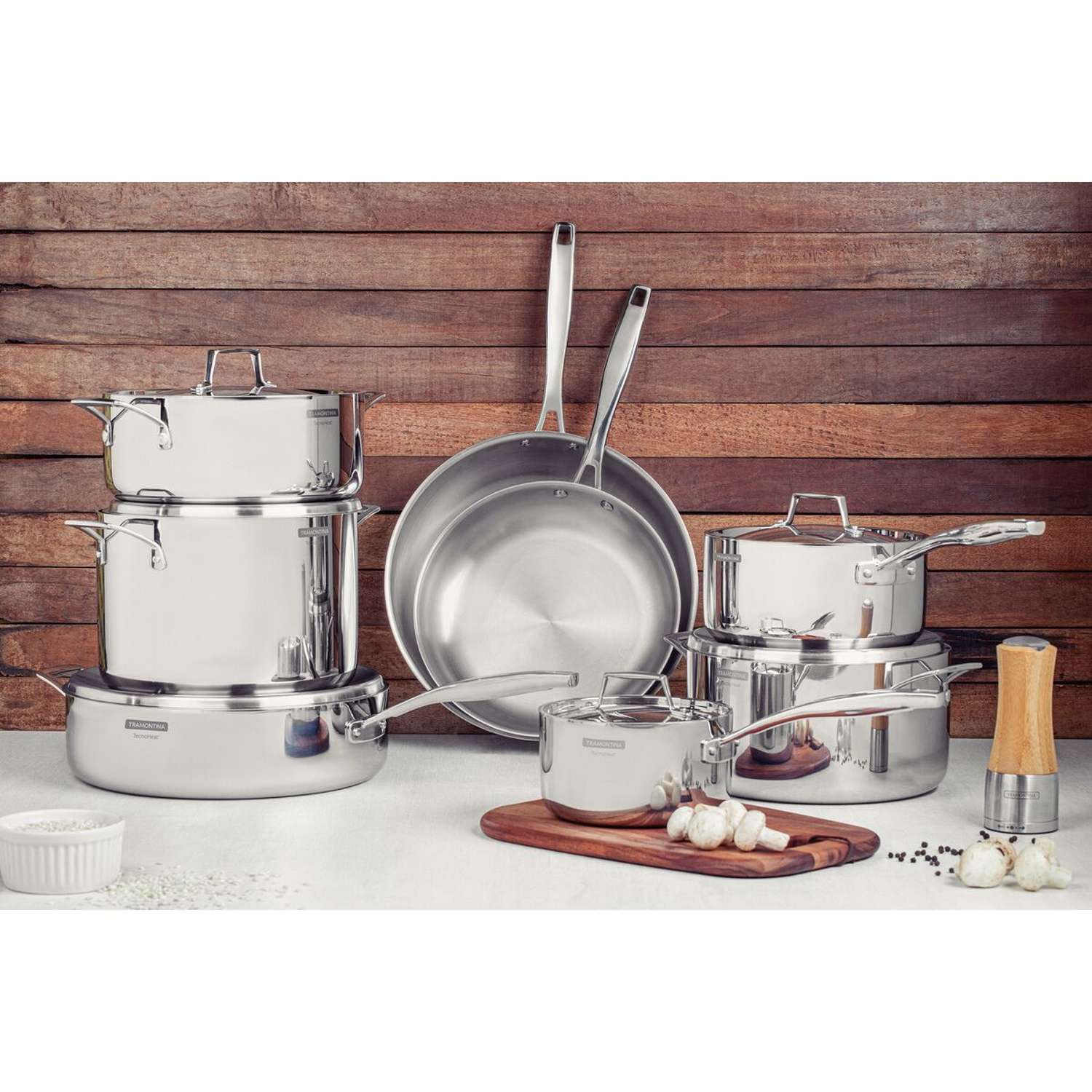 Tramontina Grano 3-Ply Stainless Steel Saucepan 18cm (2.2l) - Image 11