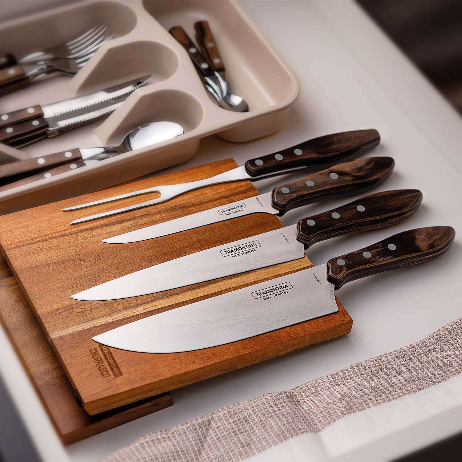 Tramontina 5 Pcs. Magnetic Knife Block - Image 4