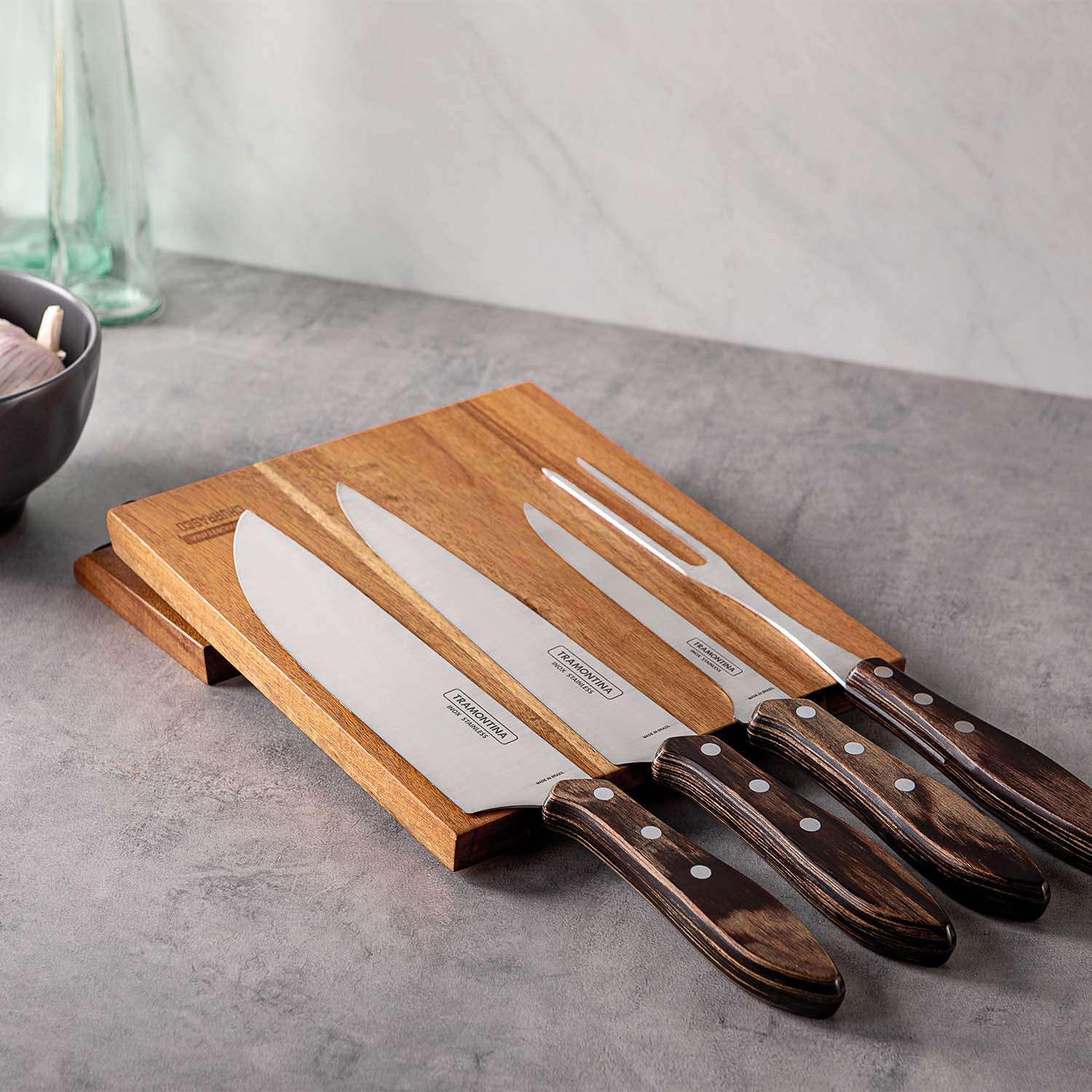Tramontina 5 Pcs. Magnetic Knife Block - Image 5