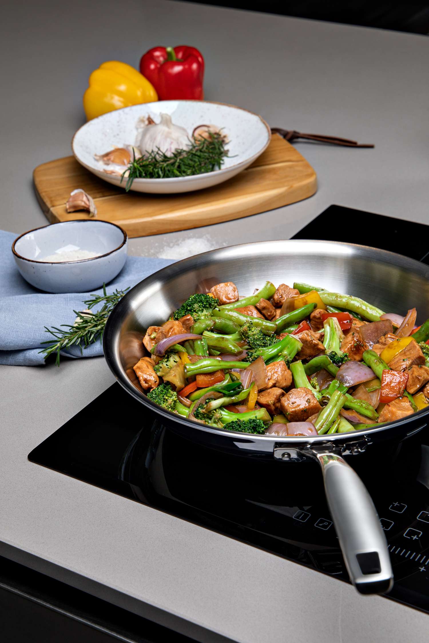Tramontina 5 Pcs. Grano 3-Ply Stainless Steel Cookware Set - Image 5