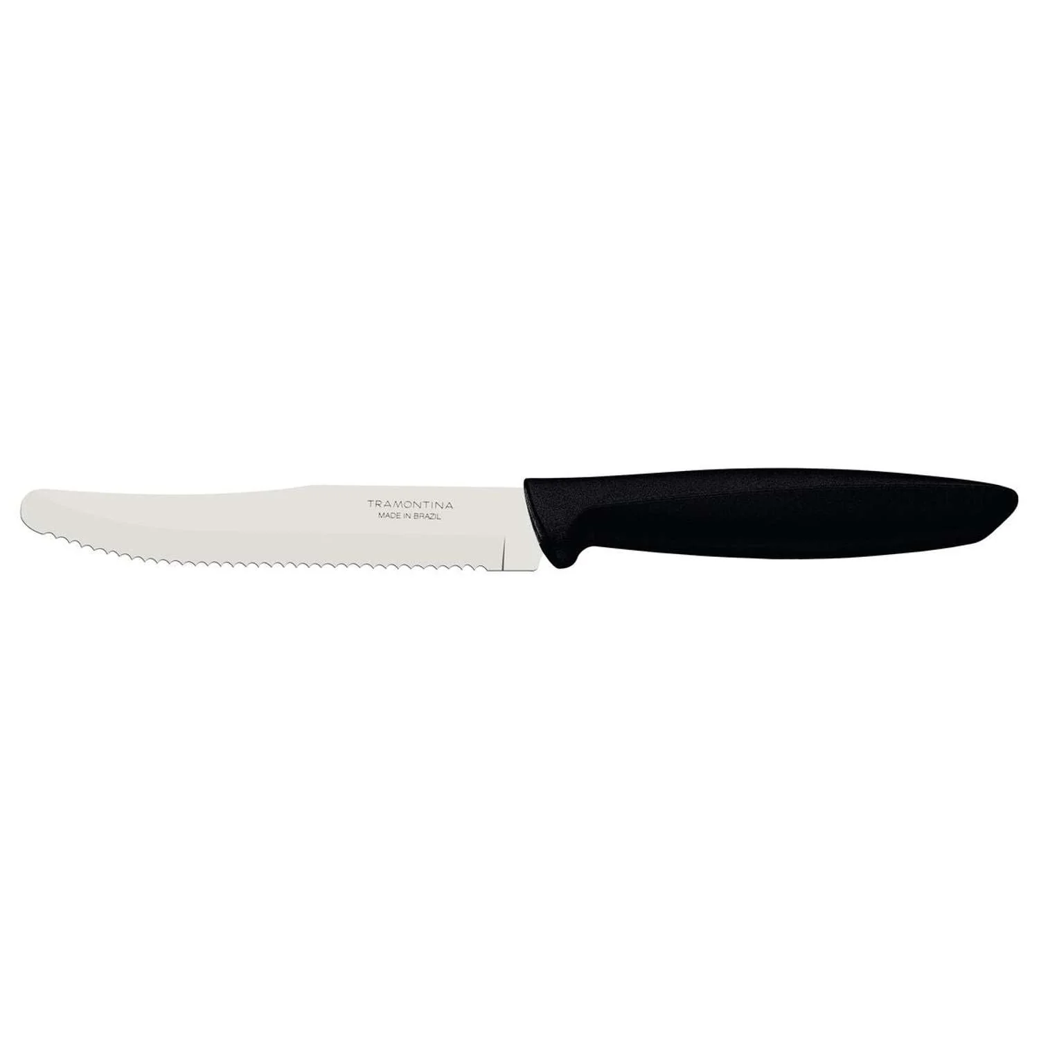 Tramontina 6 Pcs. Fruit/Tomato Knife Set (Rounded tip, Black) - Image 2