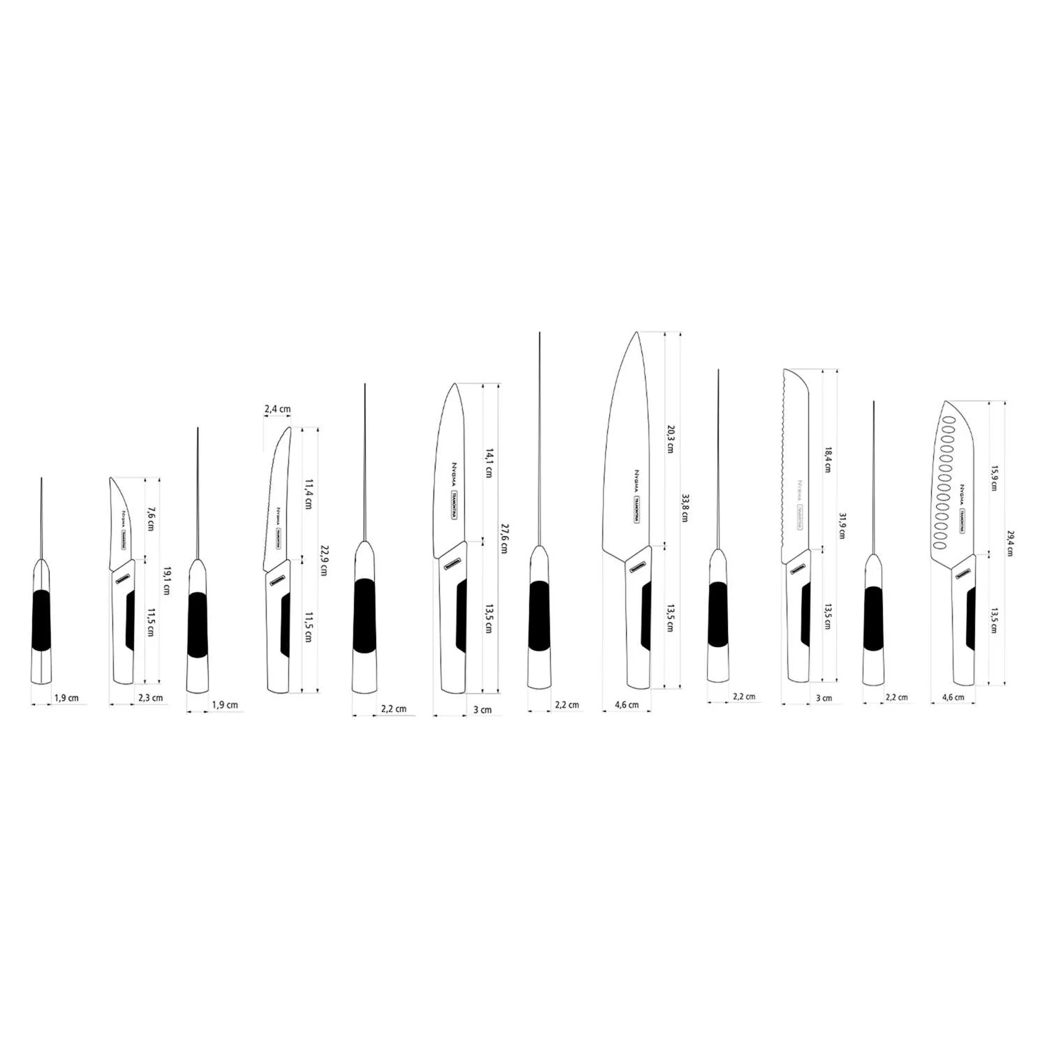 Tramontina 6 Pcs. Kitchen Knife Set - Image 10