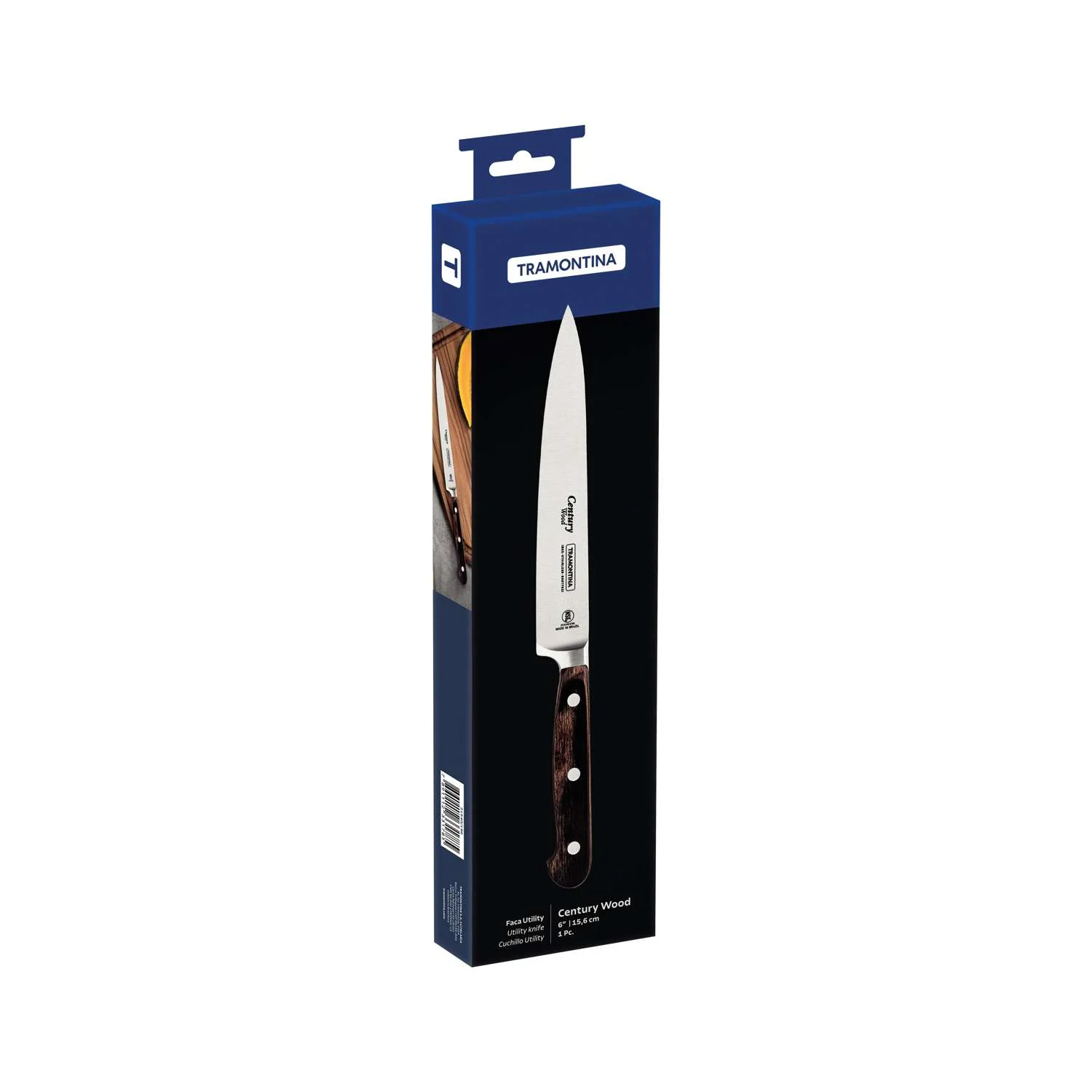 Tramontina Dishwasher-safe Wooden Handle 6" Utility Knife - Image 4