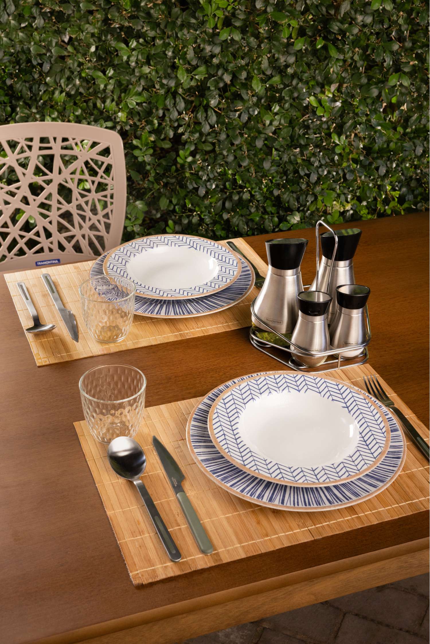 Tramontina Abstratta 6 Pcs. Fine Porcelain Dinner Plate Set 28 cm - Image 6