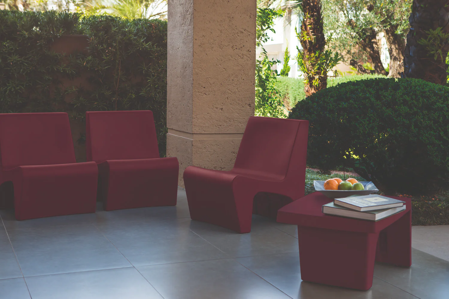 Tramontina Berta 3 Pcs. Polyethylene Lounge Set - Image 8