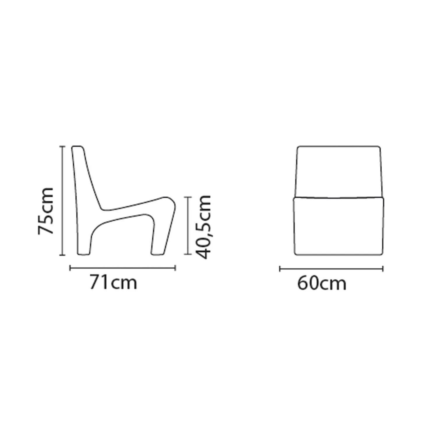 Tramontina Berta 3 Pcs. Polyethylene Lounge Set - Image 7