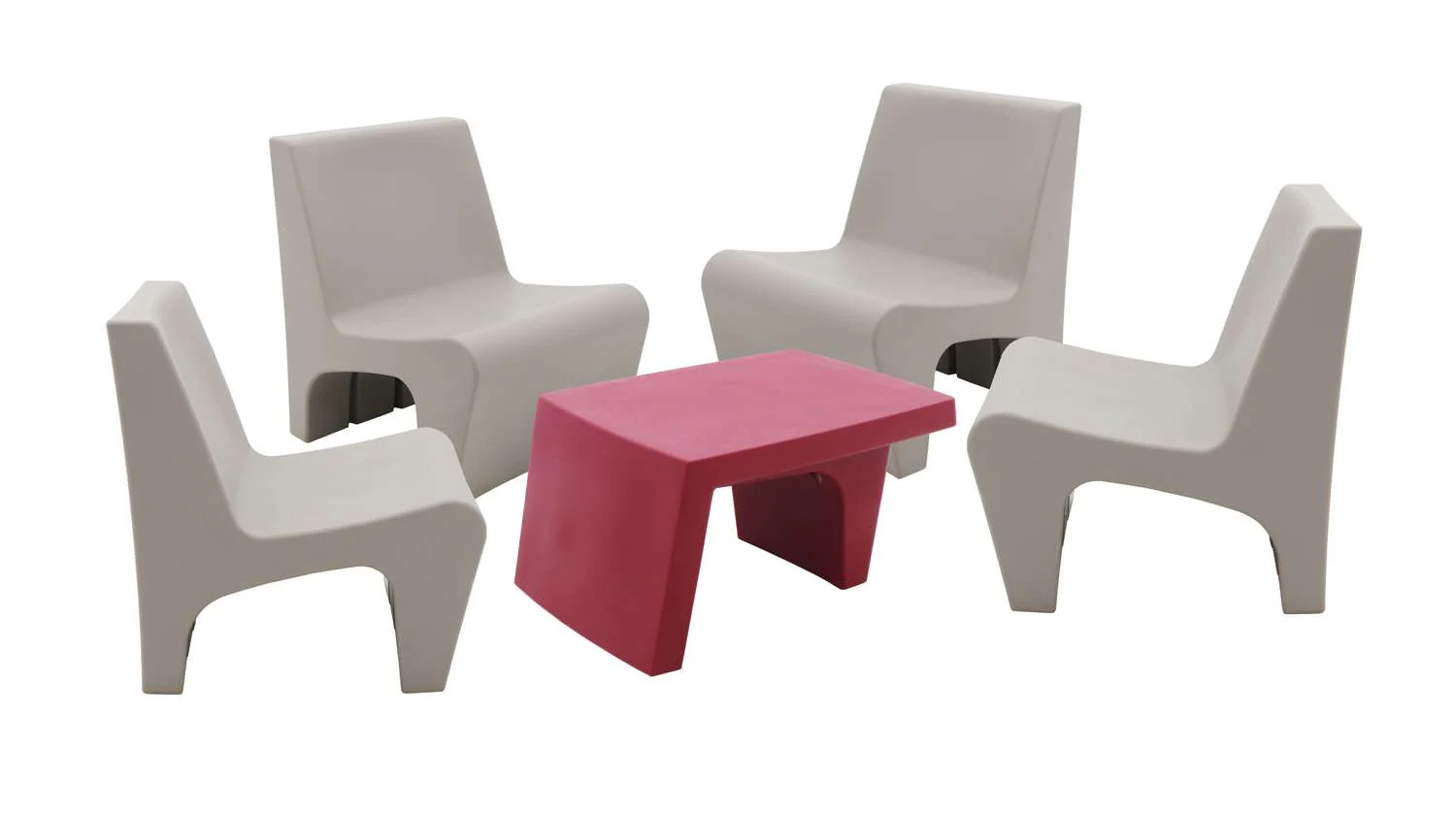 Tramontina Berta 5 Pcs. Polyethylene Lounge Set