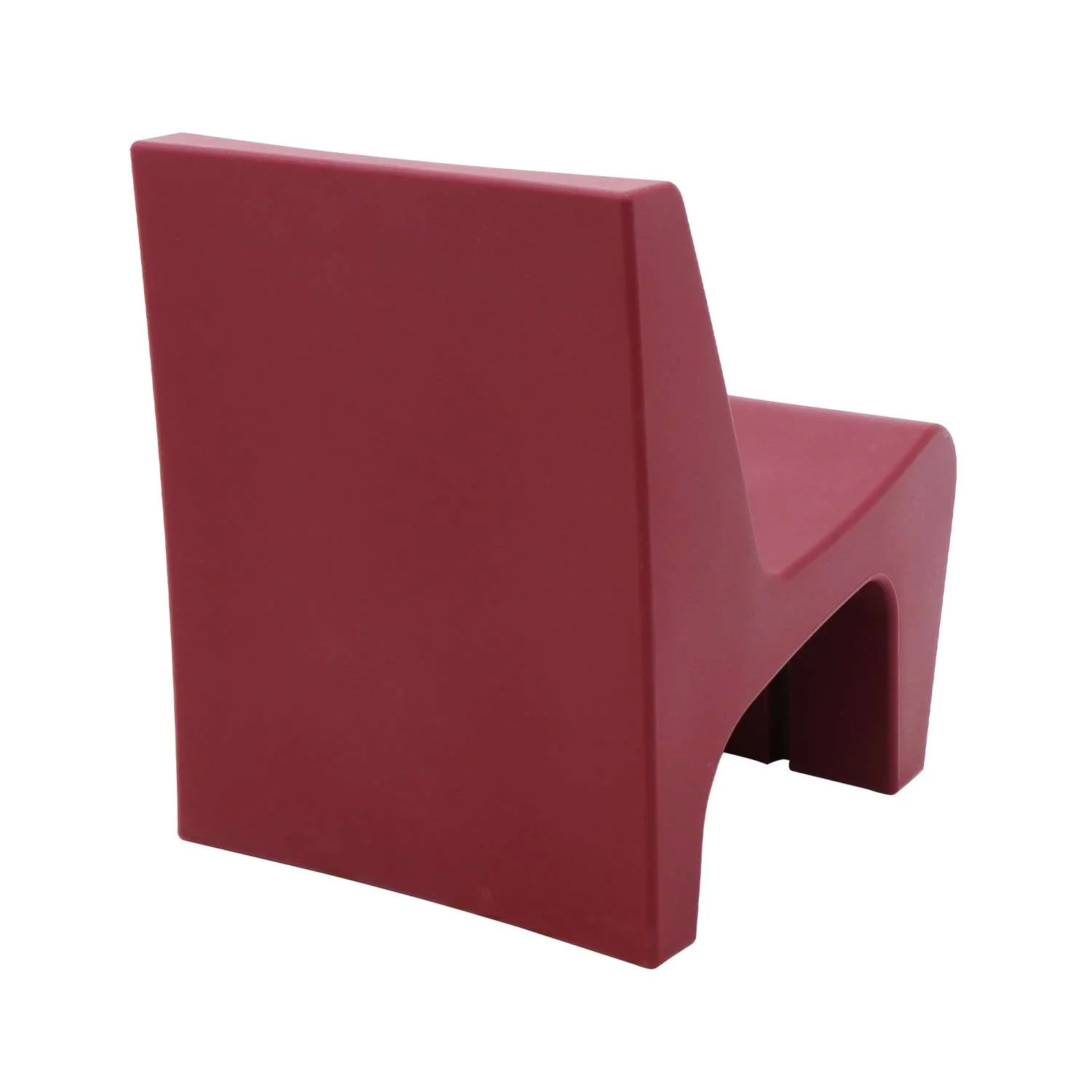 Tramontina Berta Polyethylene Lounge Chair (Burgundy) - Image 4