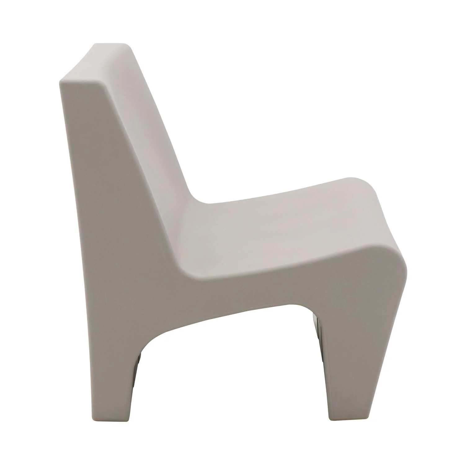 Tramontina Berta Polyethylene Lounge Chair (Grey) - Image 3