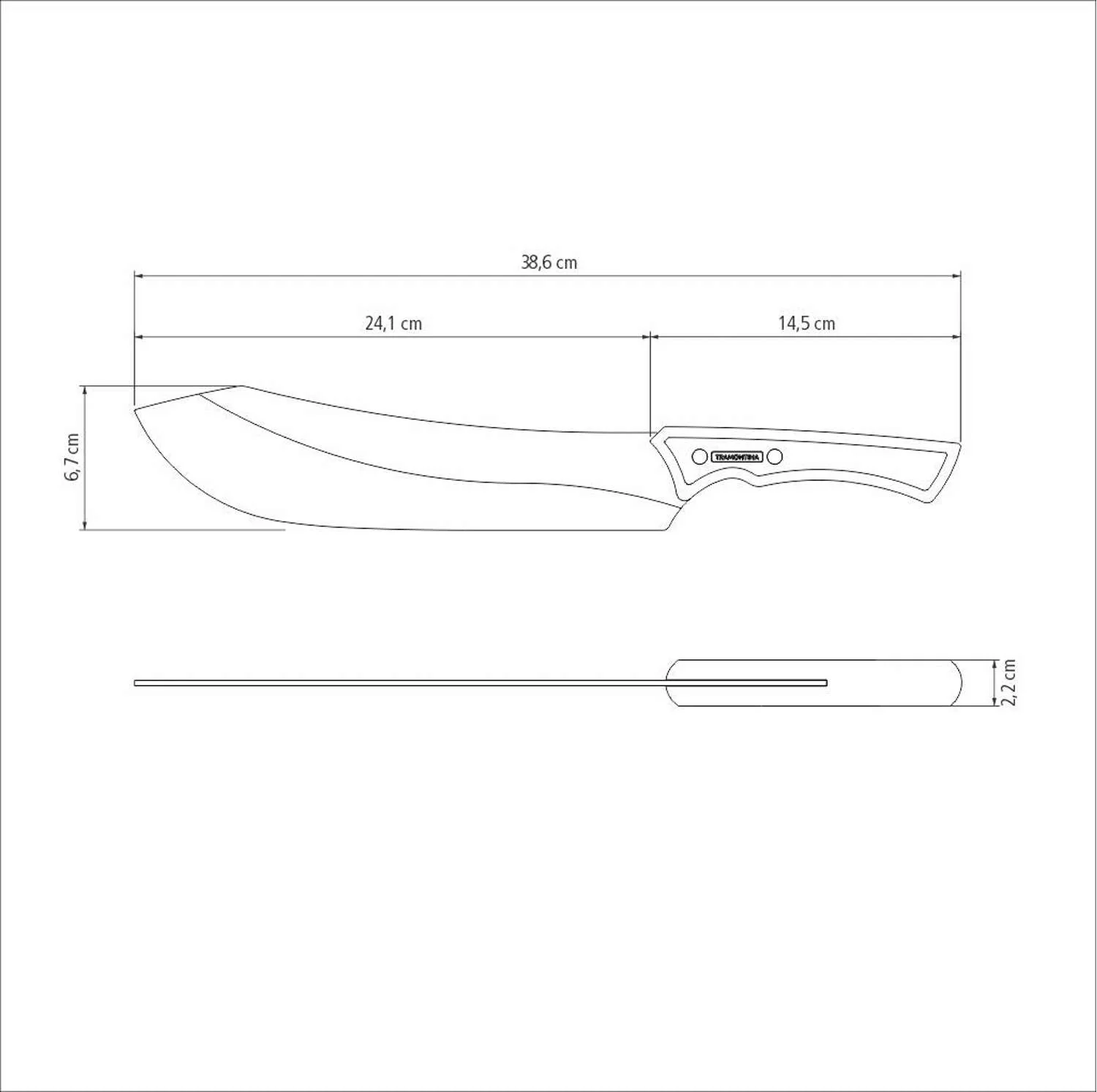 Tramontina Black Collection 10" Meat Knife - Image 5