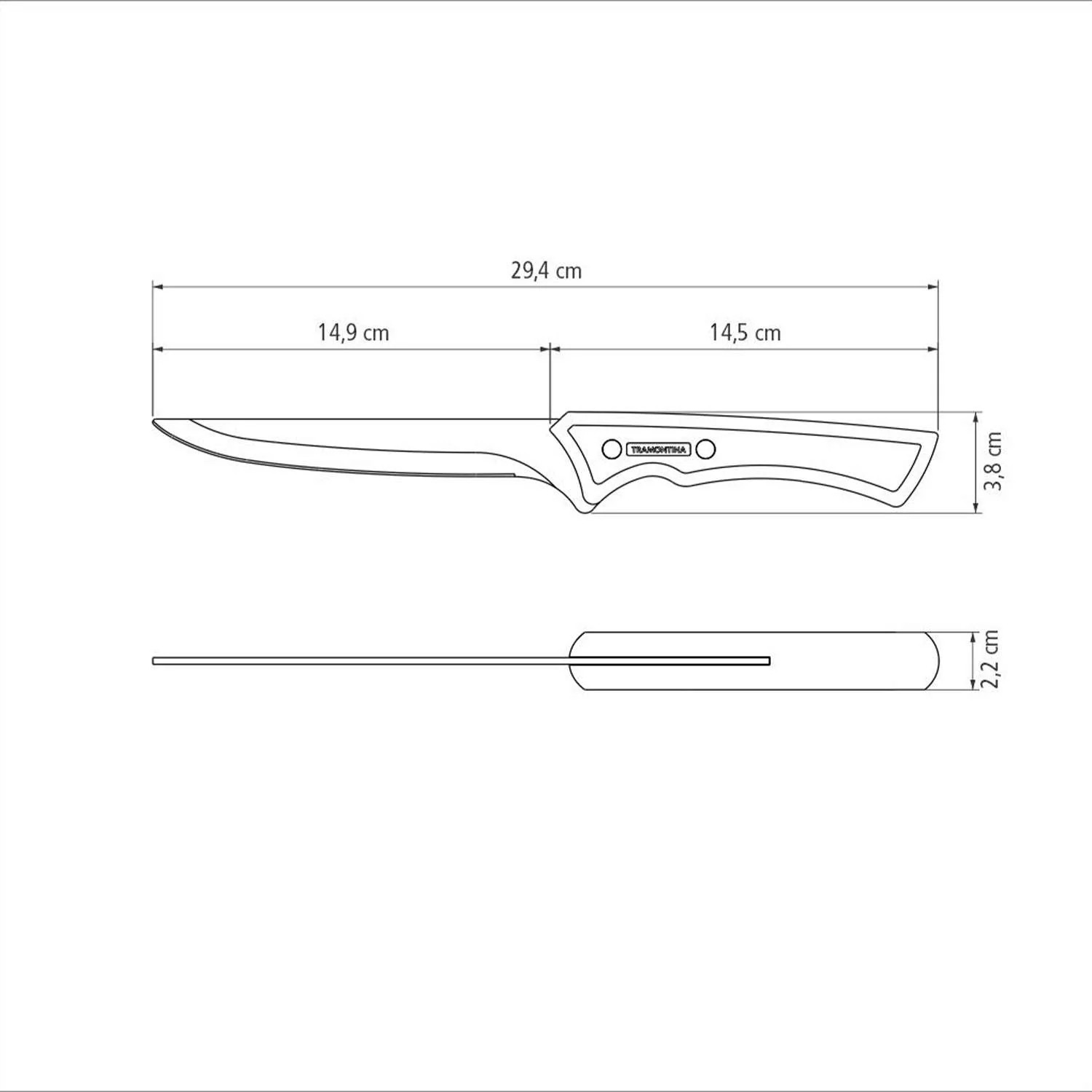 Tramontina Black Collection 6" Boning Knife - Image 4