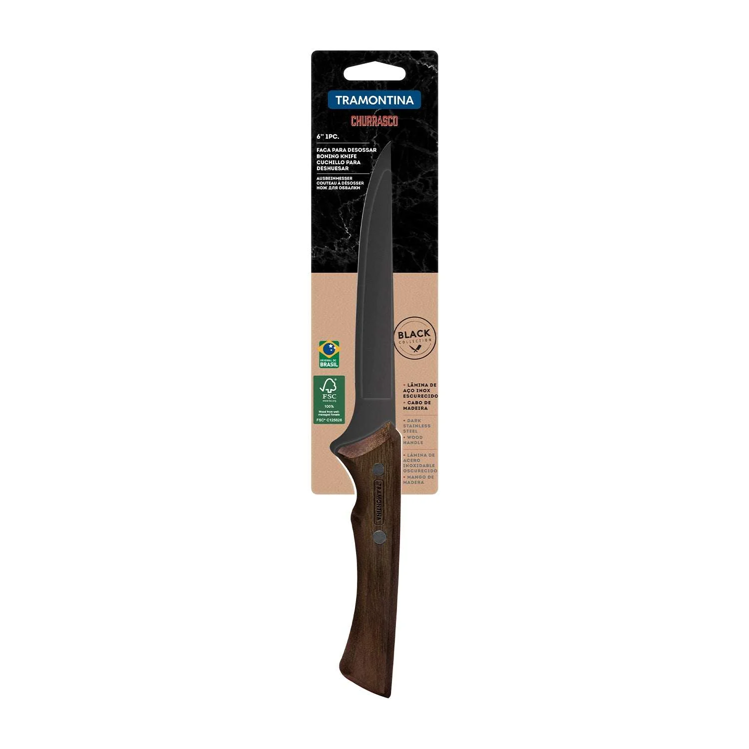 Tramontina Black Collection 6" Boning Knife - Image 5