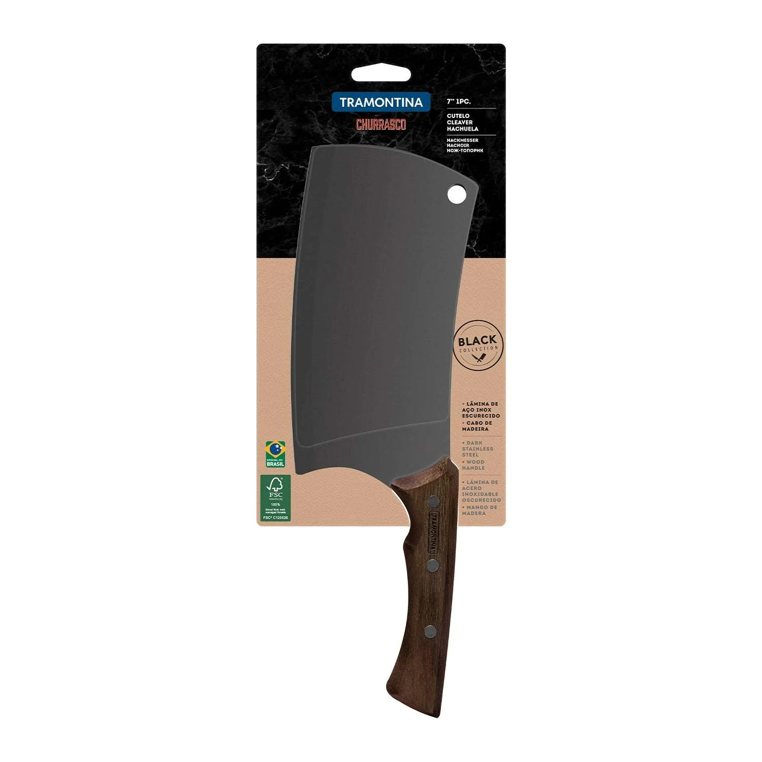 Tramontina Black Collection 7" Cleaver - Image 6