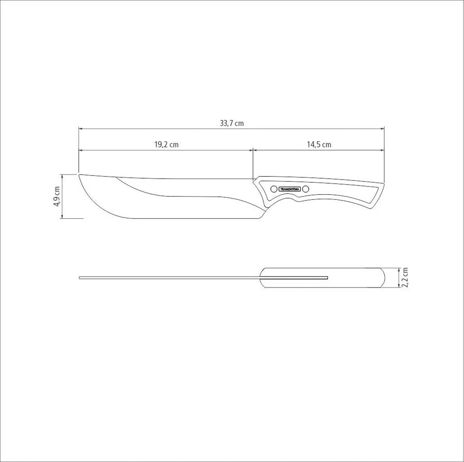 Tramontina Black Collection 8" Meat Knife - Image 5