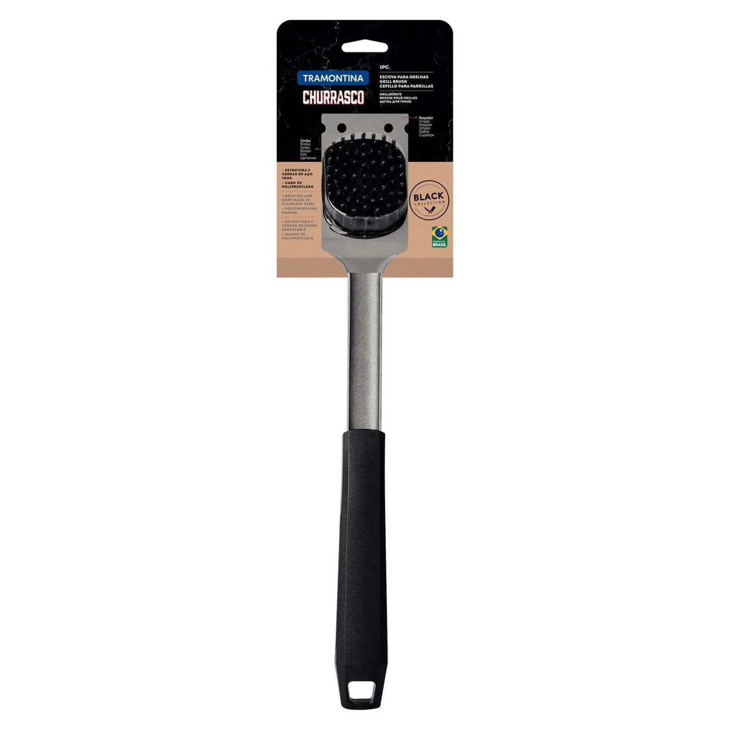 Tramontina Black Collection Grill Brush 40.2cm - Image 7