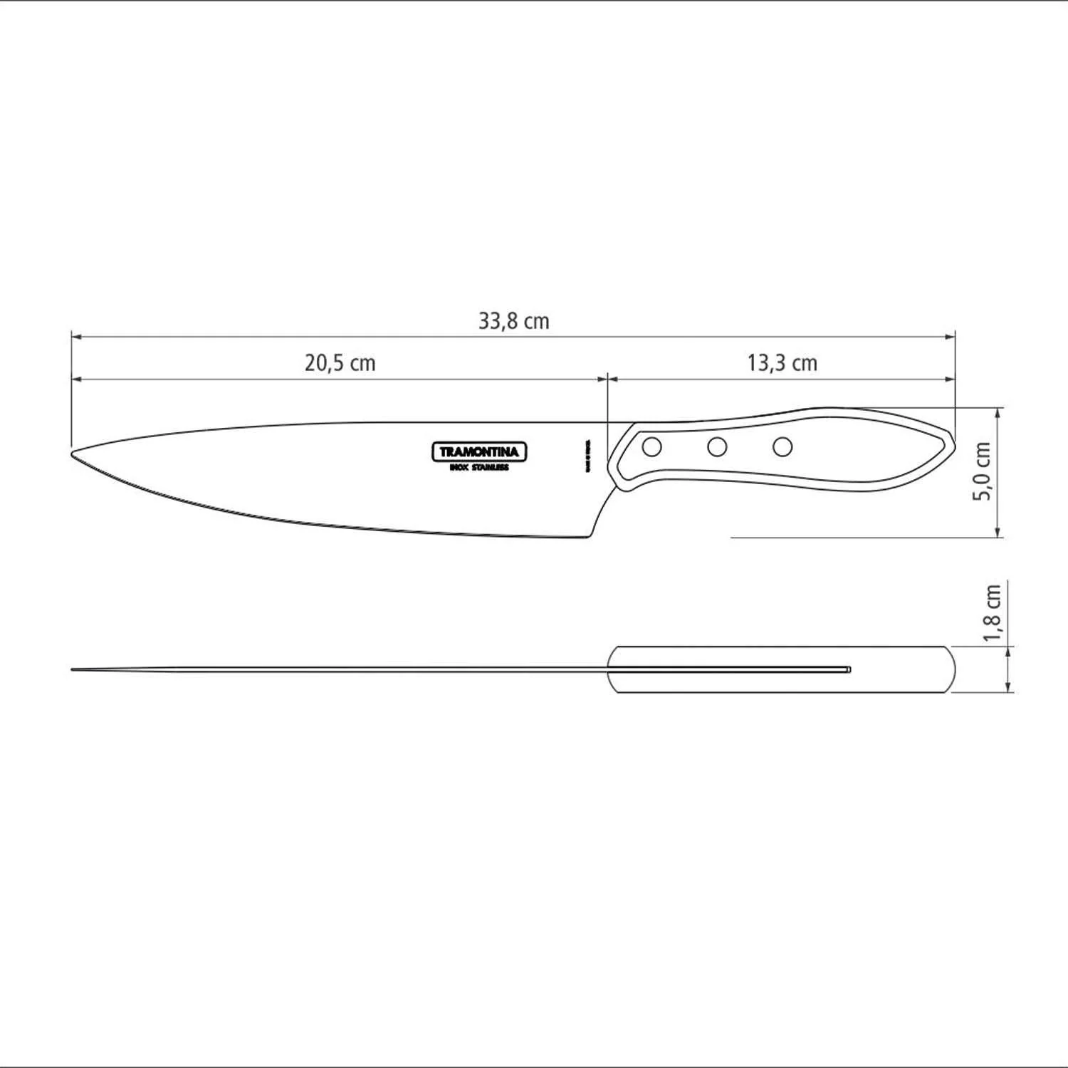 Tramontina Dishwasher-safe Wooden Handle 2 Pcs. Carving Set - Image 13