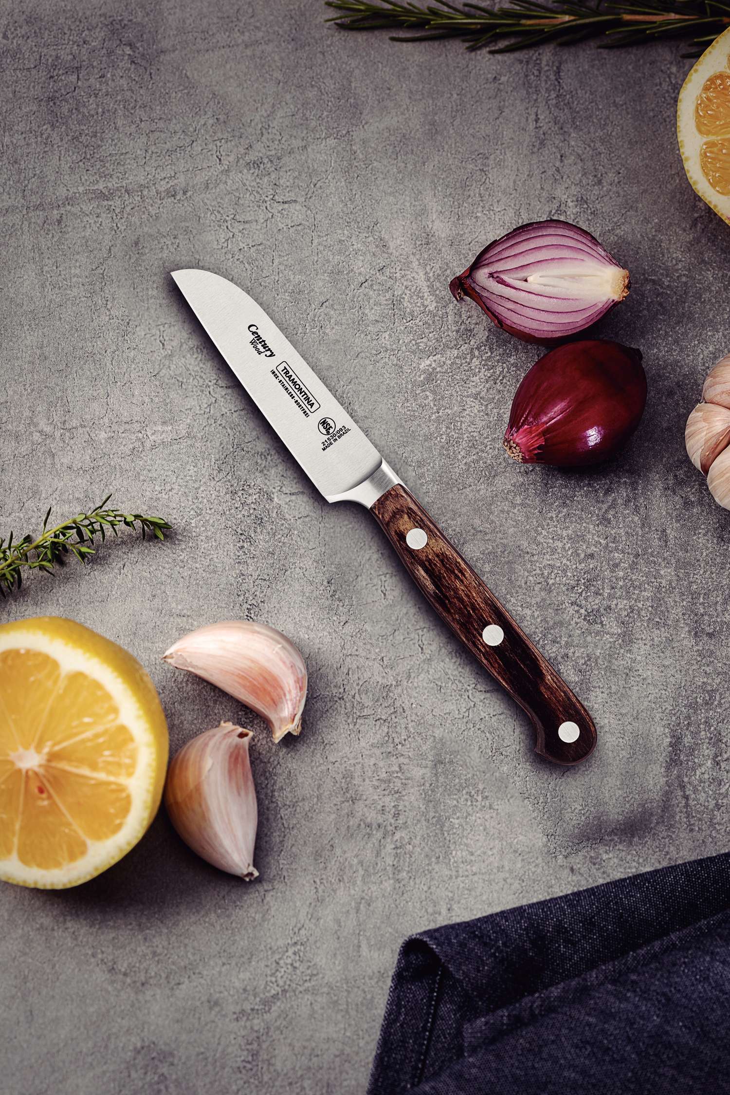 Tramontina Dishwasher-safe Wooden Handle 3 Pcs. Knife Set - Image 5