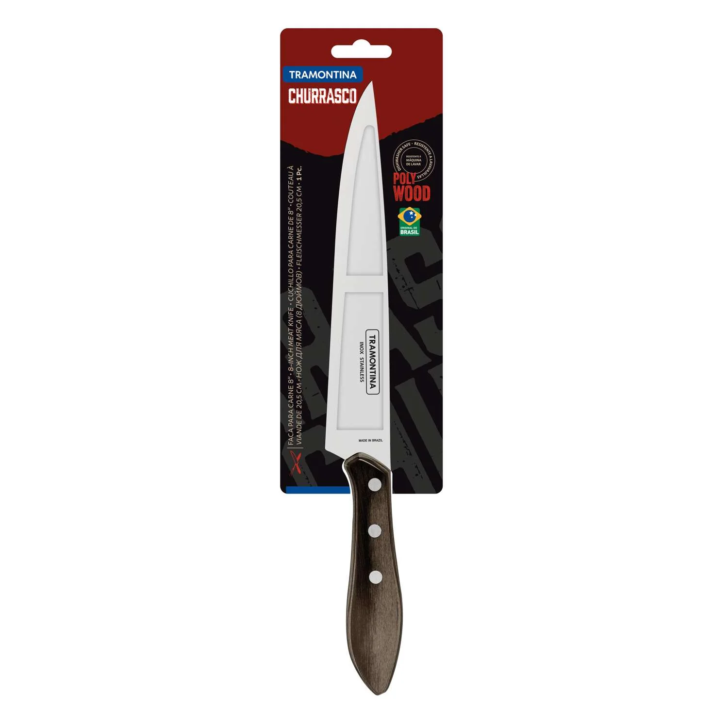 Tramontina Dishwasher-safe Wooden Handle 8" Carving Knife - Image 5