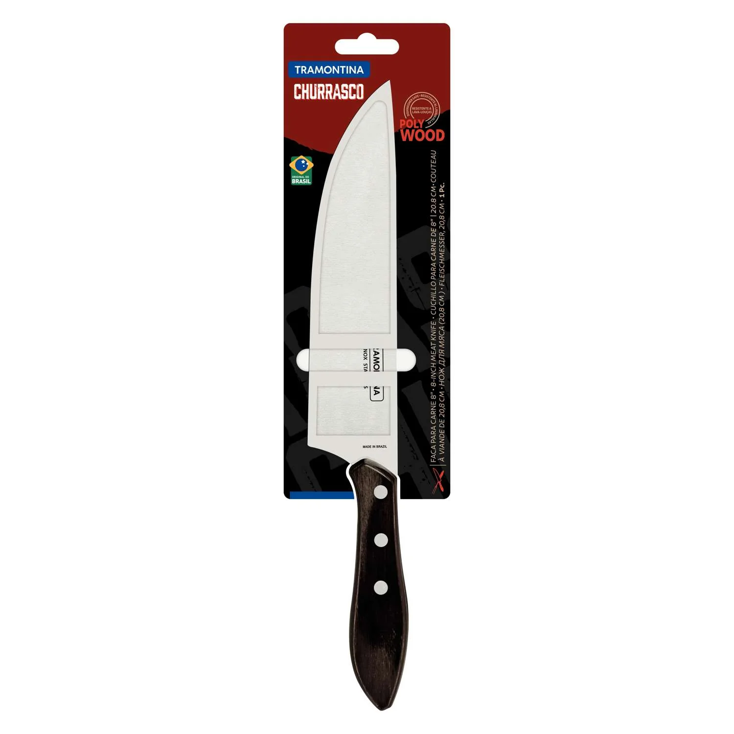 Tramontina Dishwasher-safe Wooden Handle 8" Chef's Knife - Image 5