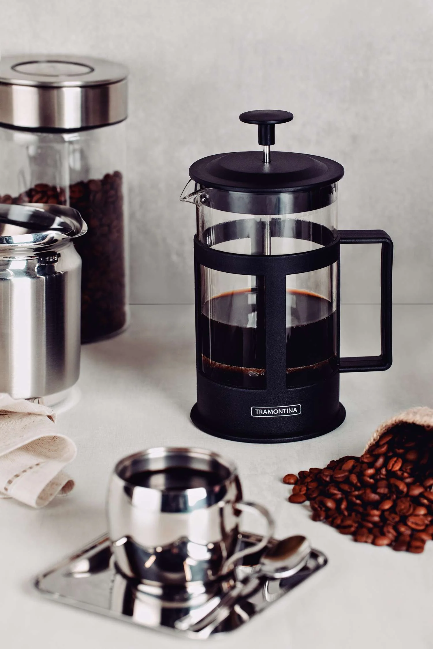 Tramontina French Press Coffee Maker (600ml) - Image 3