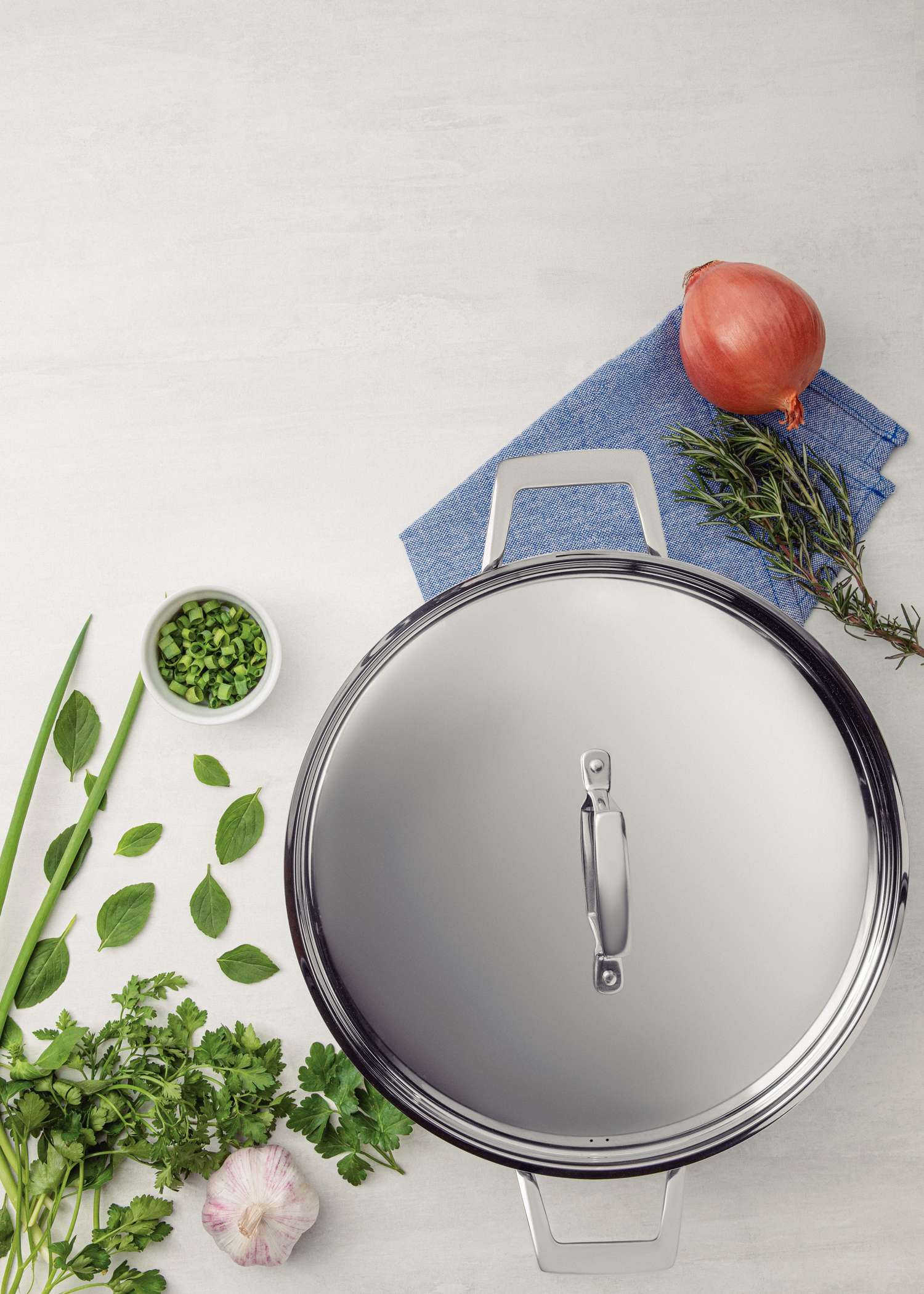 Tramontina Grano 3-Ply Stainless Steel Shallow Dish 30cm (5.6l) - Image 2