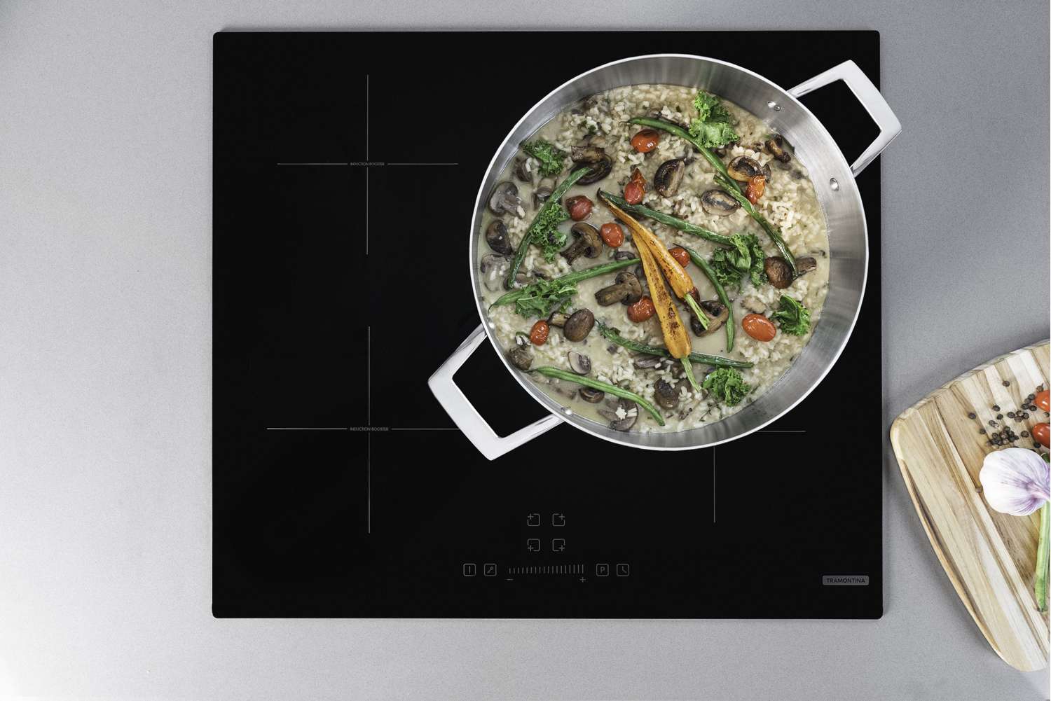 Tramontina Grano 3-Ply Stainless Steel Shallow Dish 30cm (5.6l) - Image 4