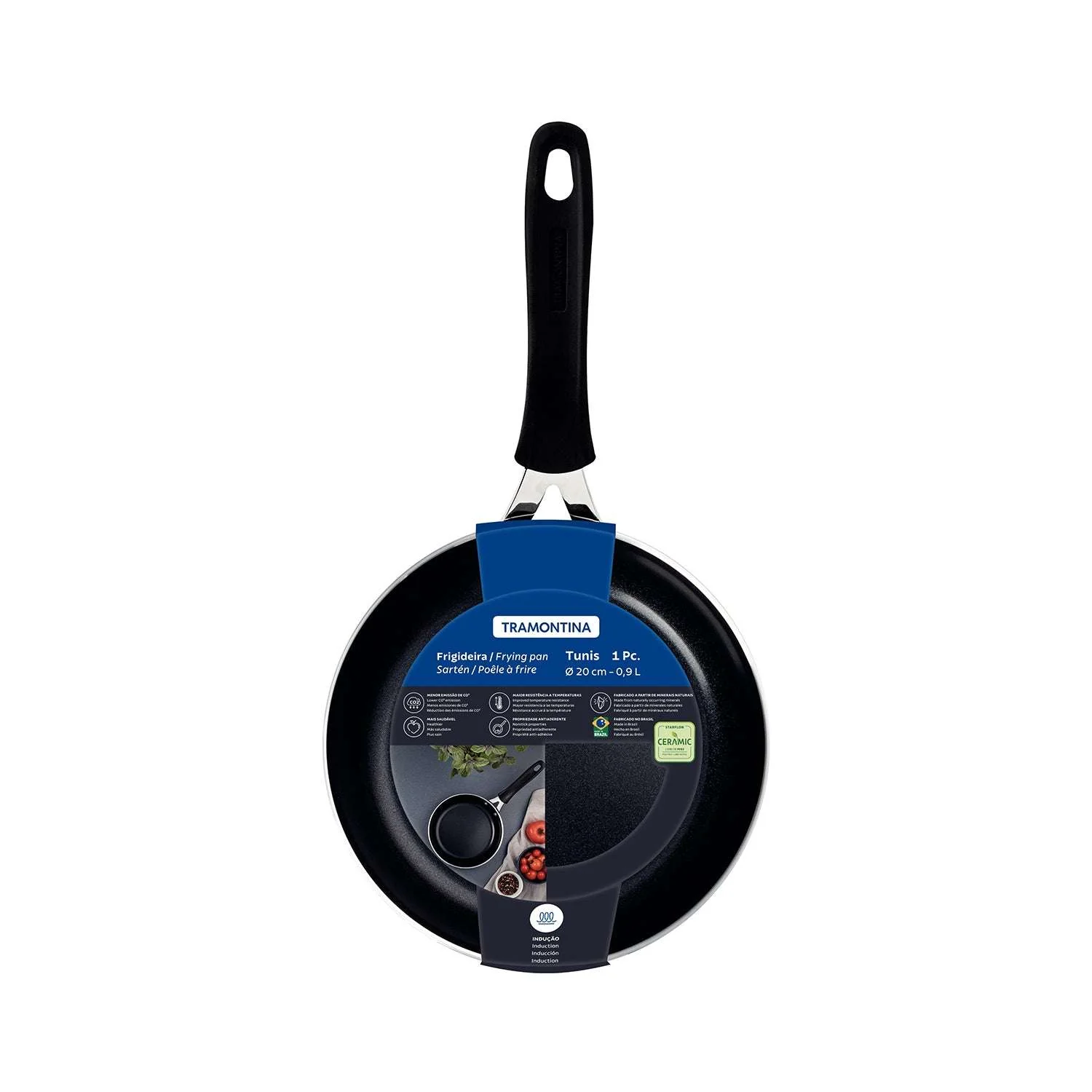 Tramontina Induction Ceramic Non-Stick Frying Pan 20 cm (0.9l) - Image 7