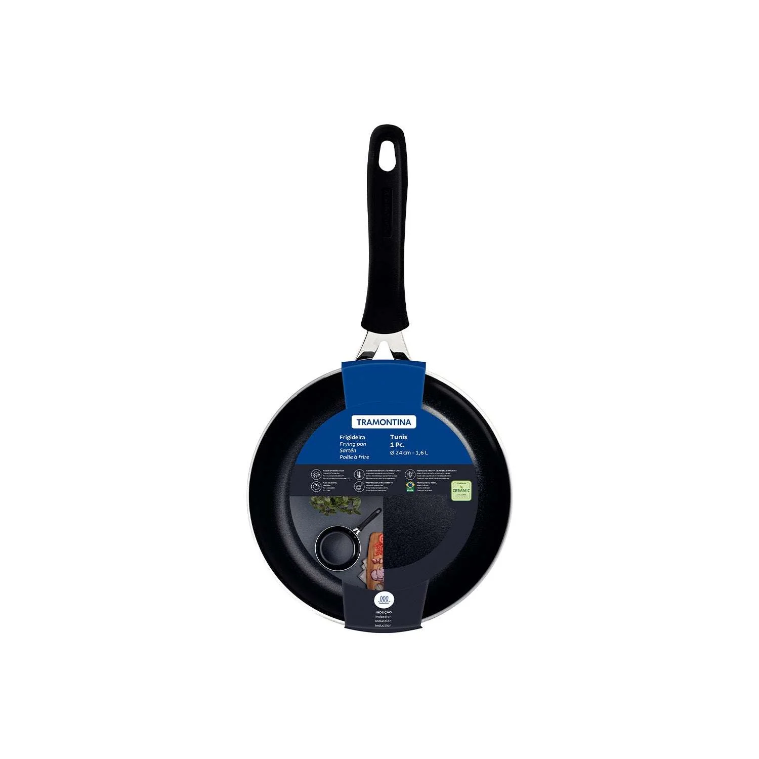 Tramontina Induction Ceramic Non-Stick Frying Pan 24 cm (1.6l) - Image 7