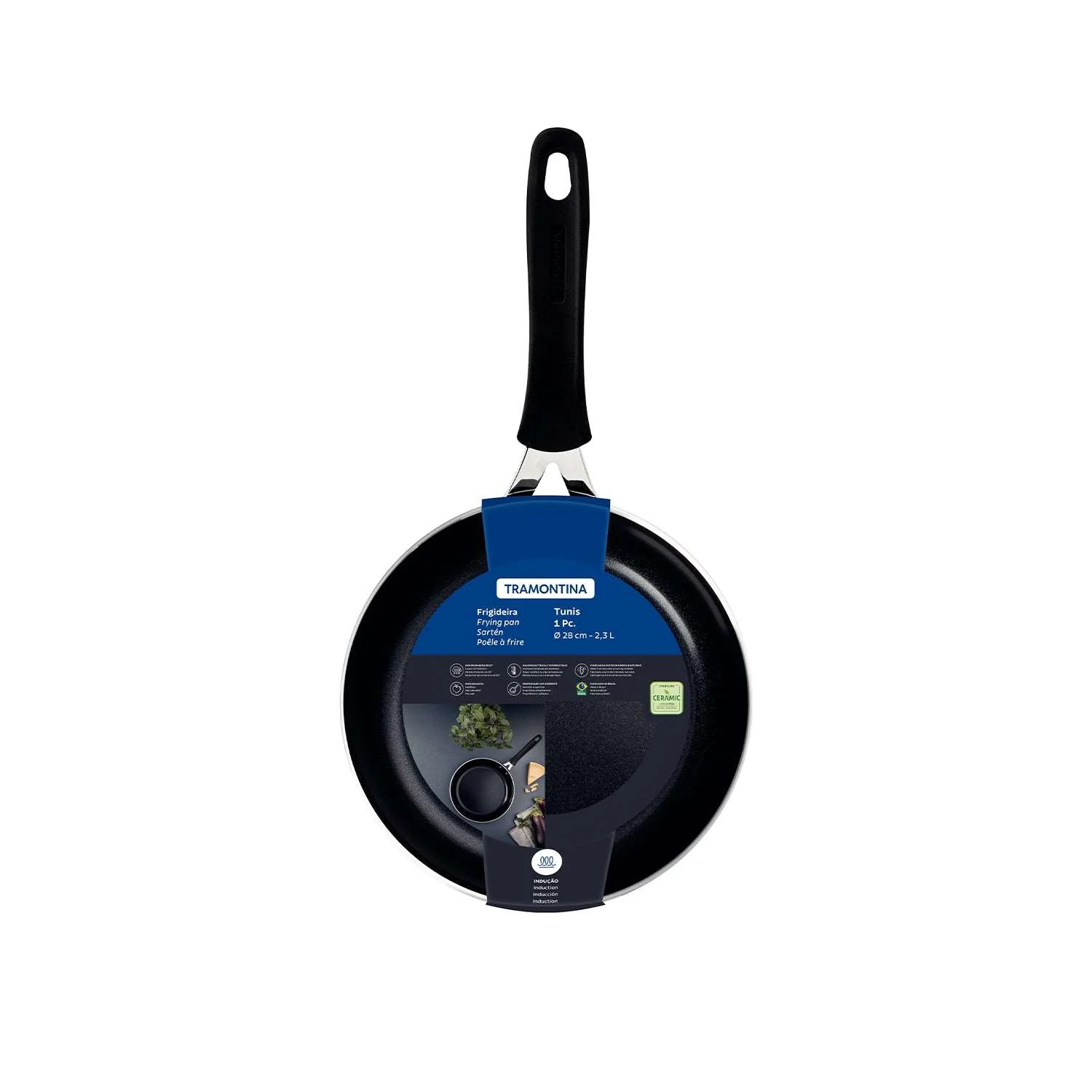 Tramontina Induction Ceramic Non-Stick Frying Pan 28 cm (2.3l) - Image 7