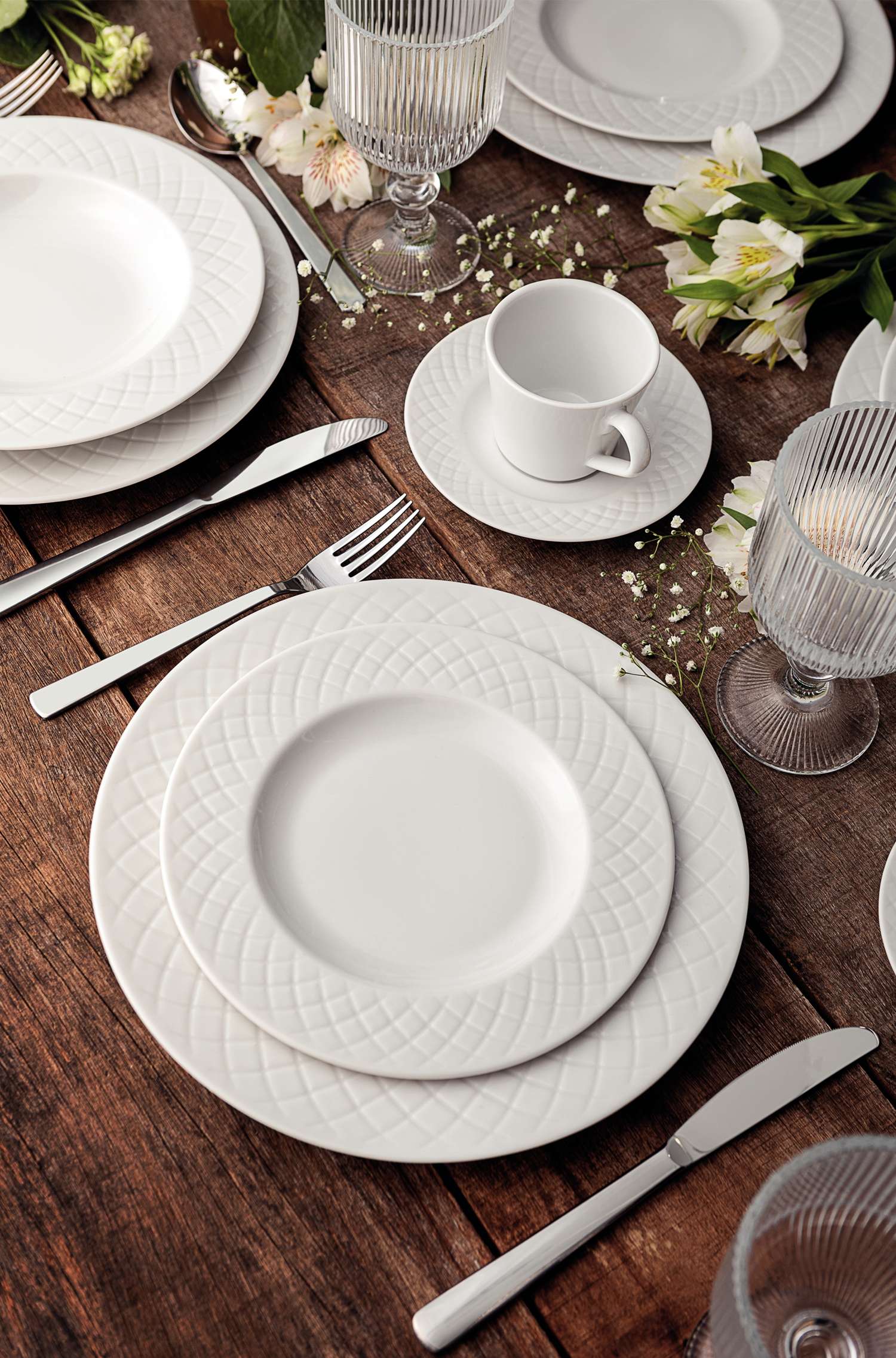 Tramontina Ingrid 6 Pcs. Fine Porcelain Deep Plate Set 23 cm - Image 6