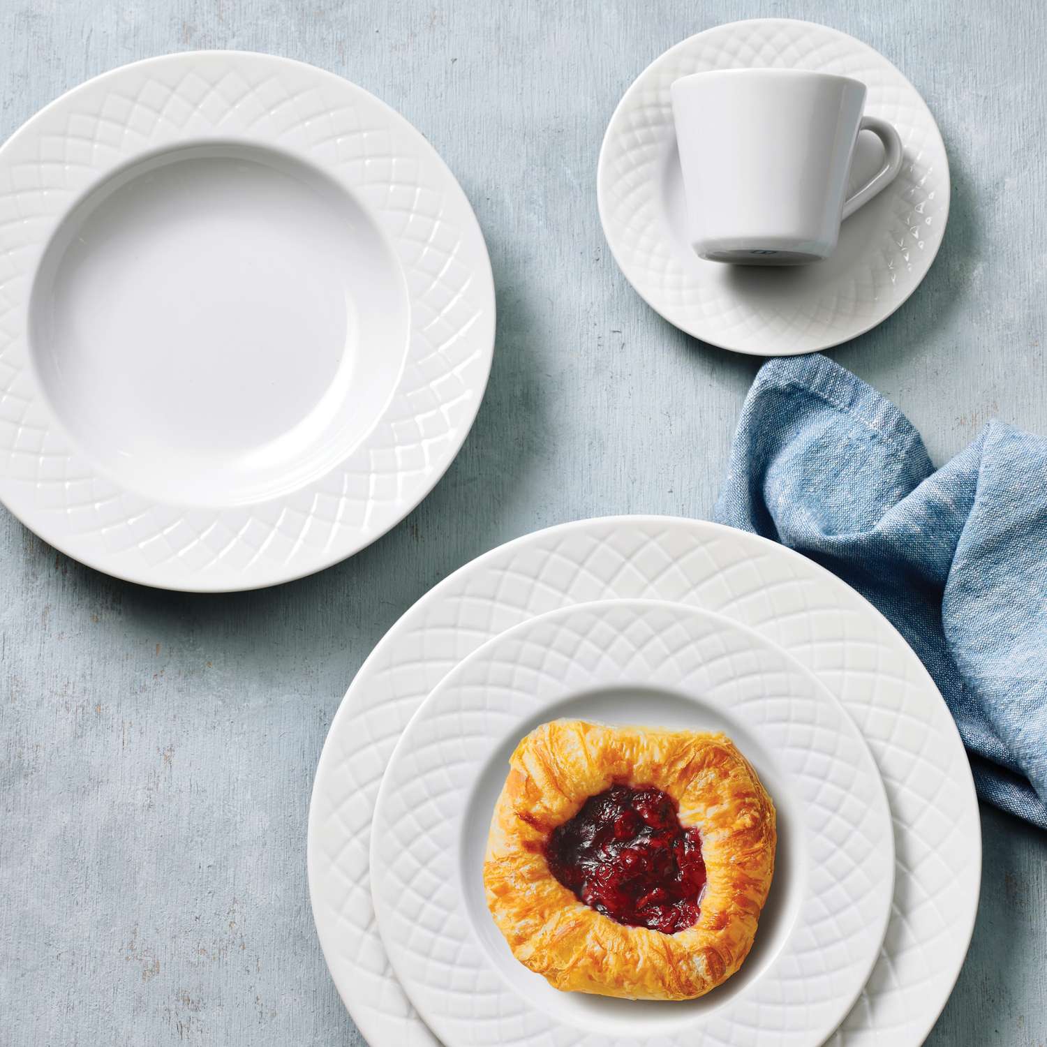 Tramontina Ingrid 6 Pcs. Fine Porcelain Dinner Plate Set 27 cm - Image 11