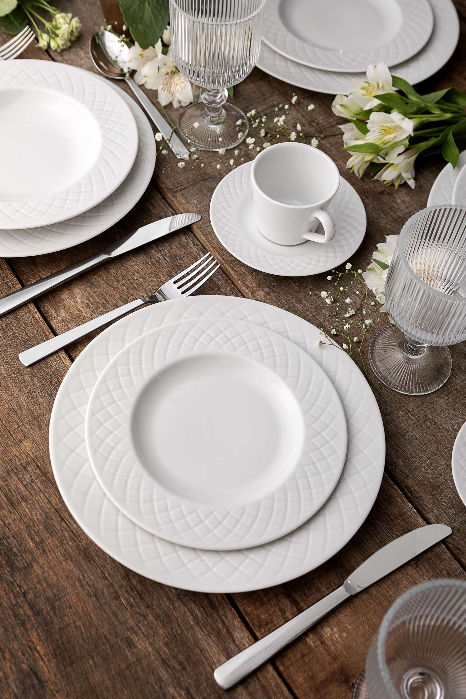 Tramontina Ingrid 6 Pcs. Fine Porcelain Side Plate Set 21 cm - Image 4