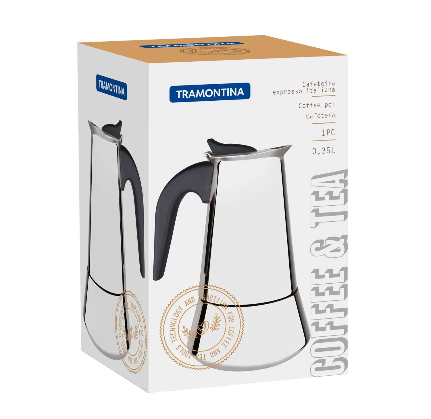 Tramontina Italian Espresso Coffee Maker (350ml) - Image 6