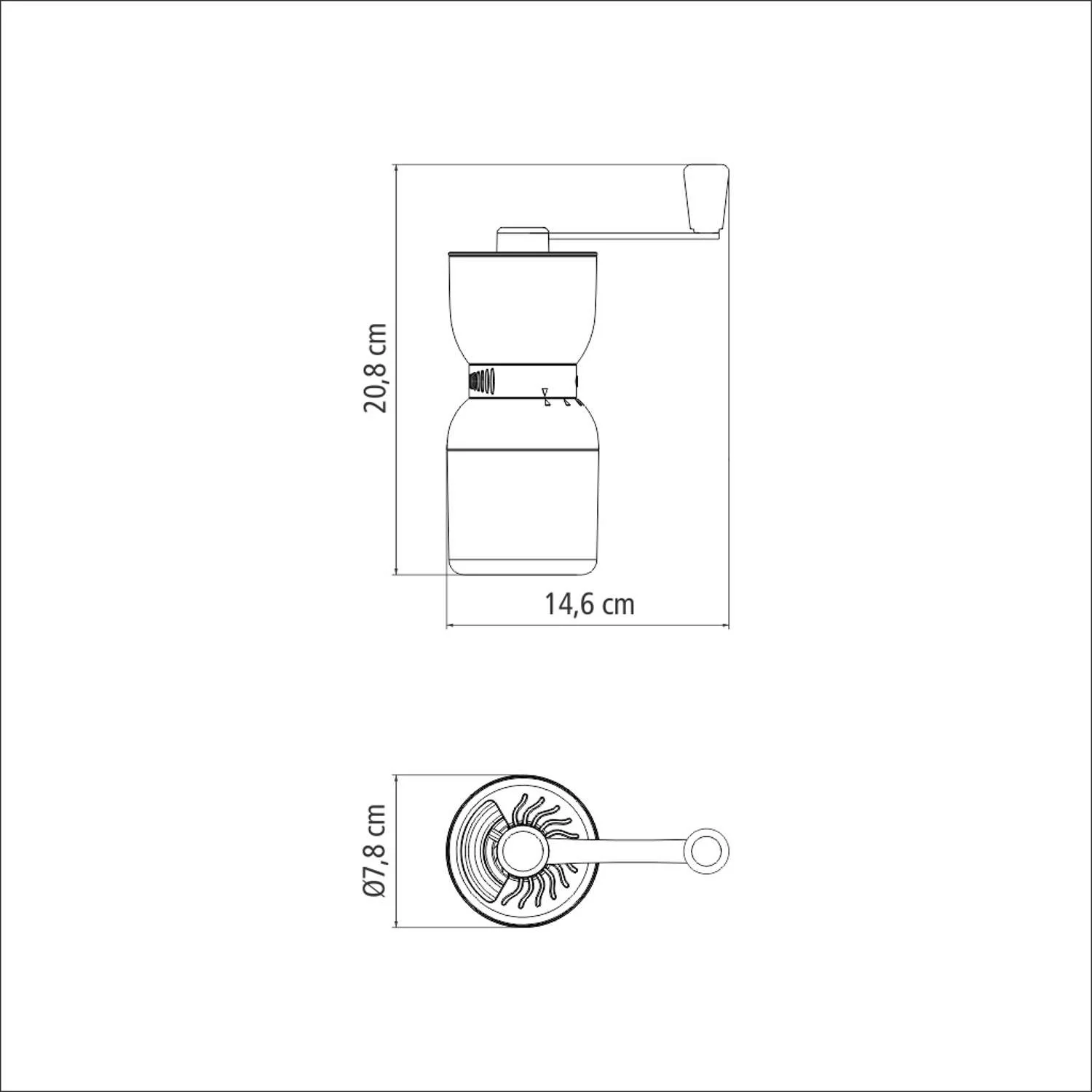 Tramontina Manual Coffee Grinder with Ceramic Burr - Image 10