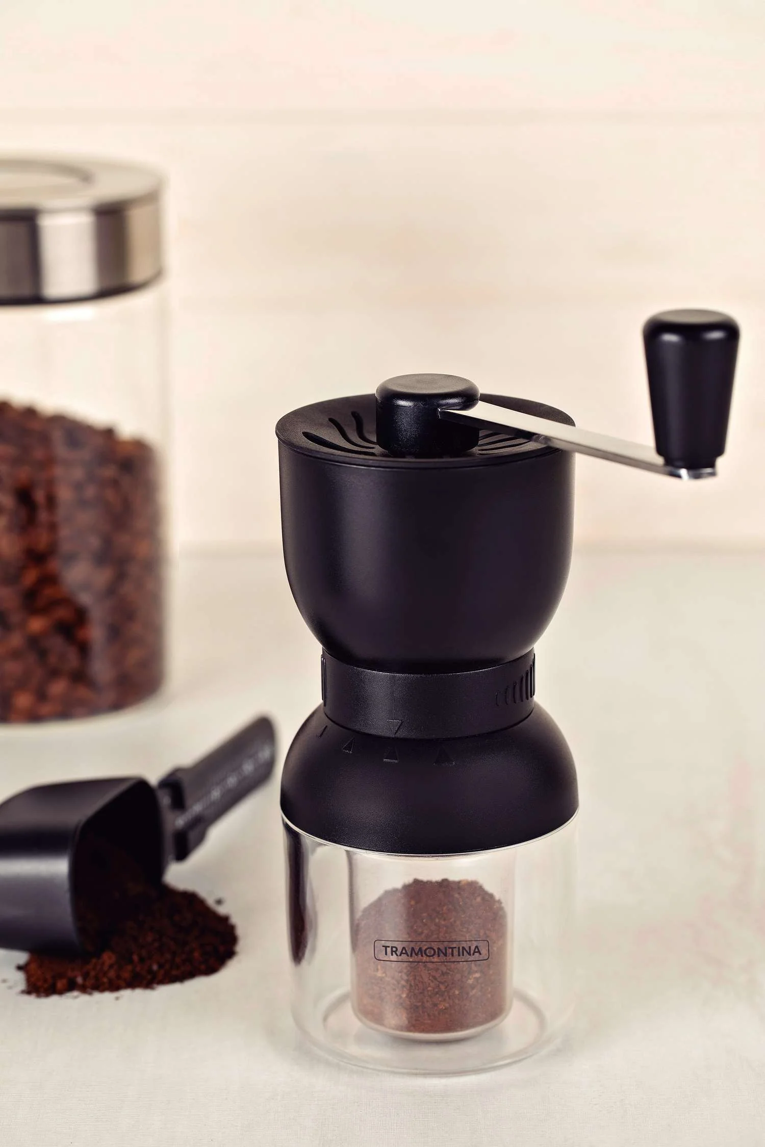 Tramontina Manual Coffee Grinder with Ceramic Burr - Image 3