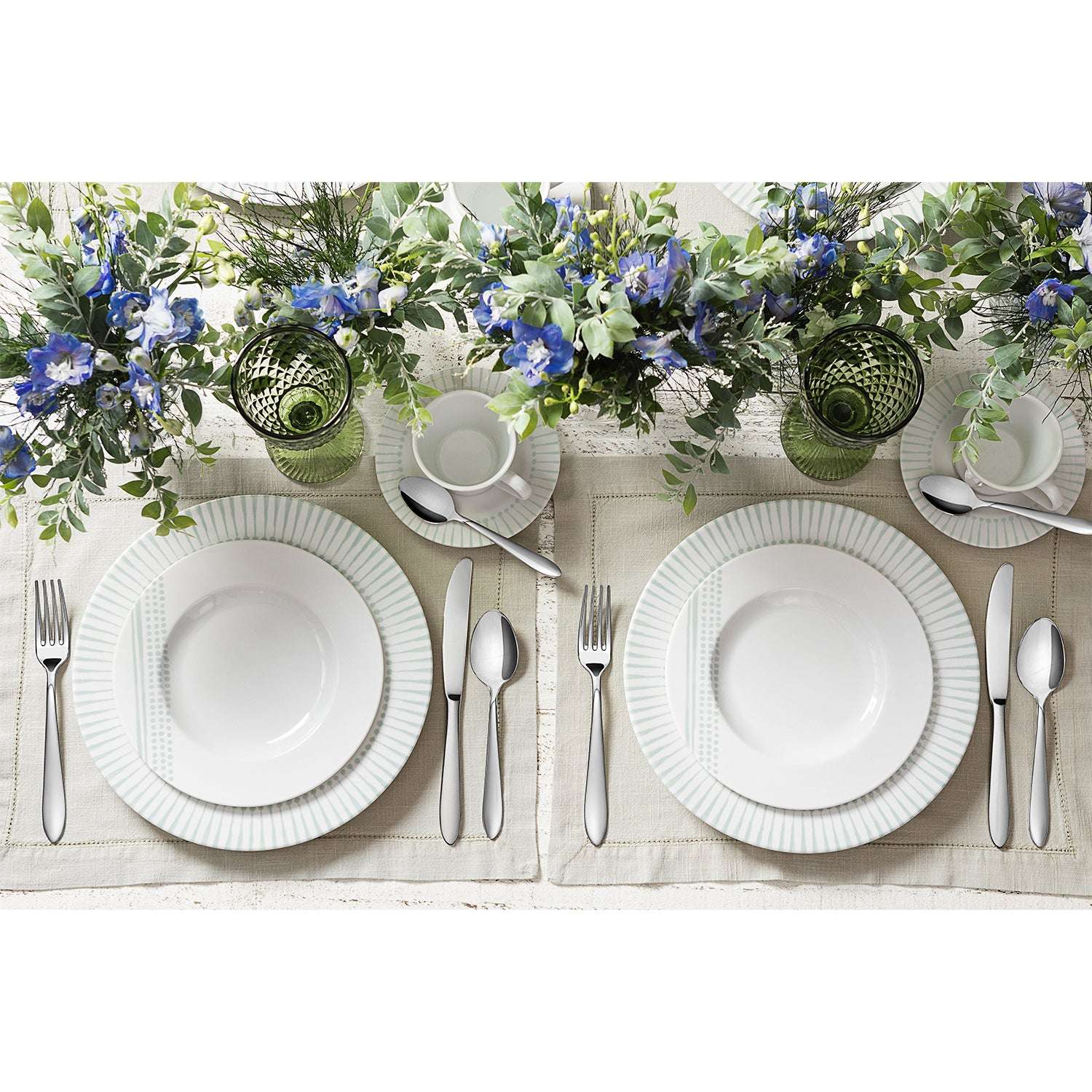 Tramontina Monocroma 20 Pcs. Fine Porcelain Dinner Set - Image 7