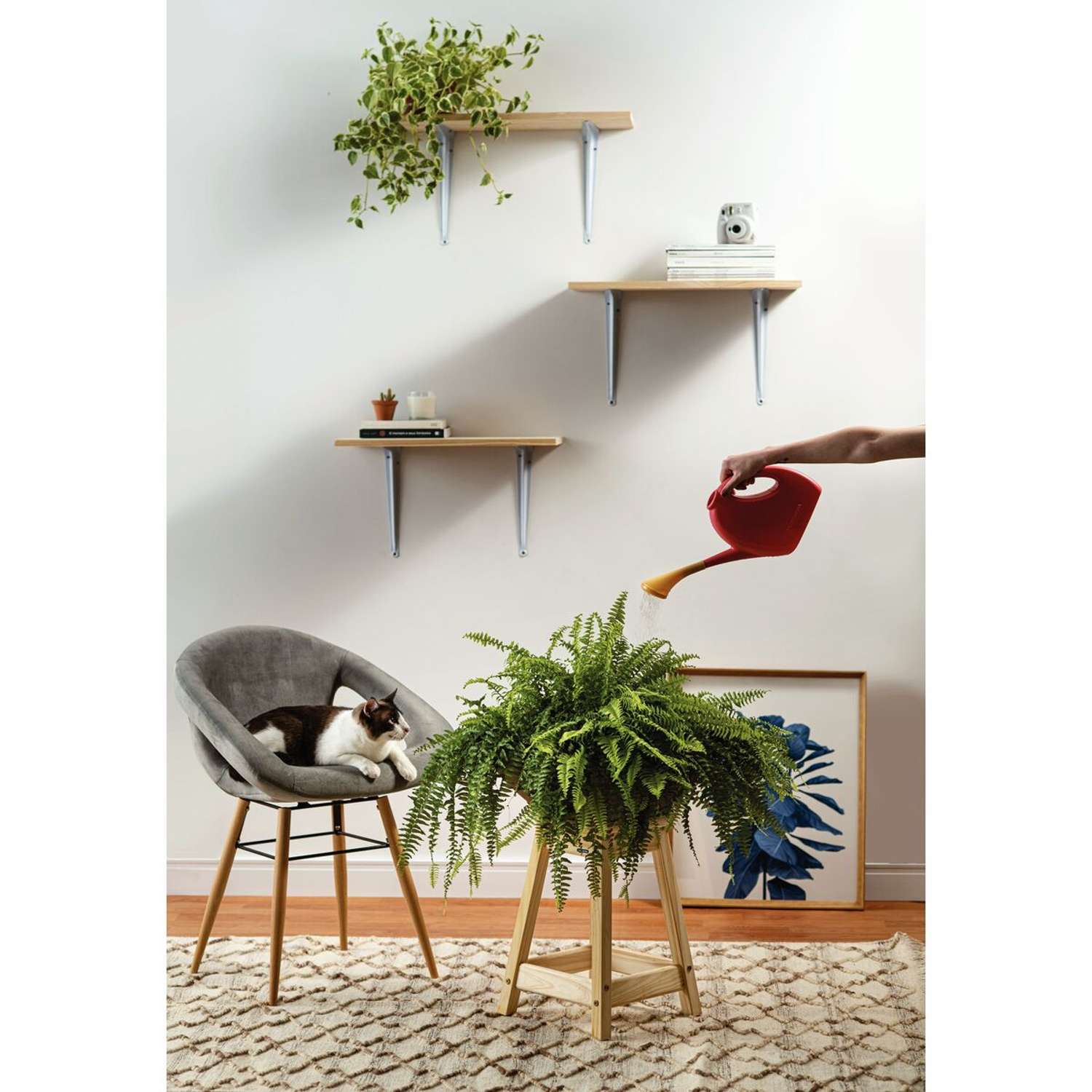 Tramontina Natural Pine Wood Stool Ø33 x 46.5cm - Image 5