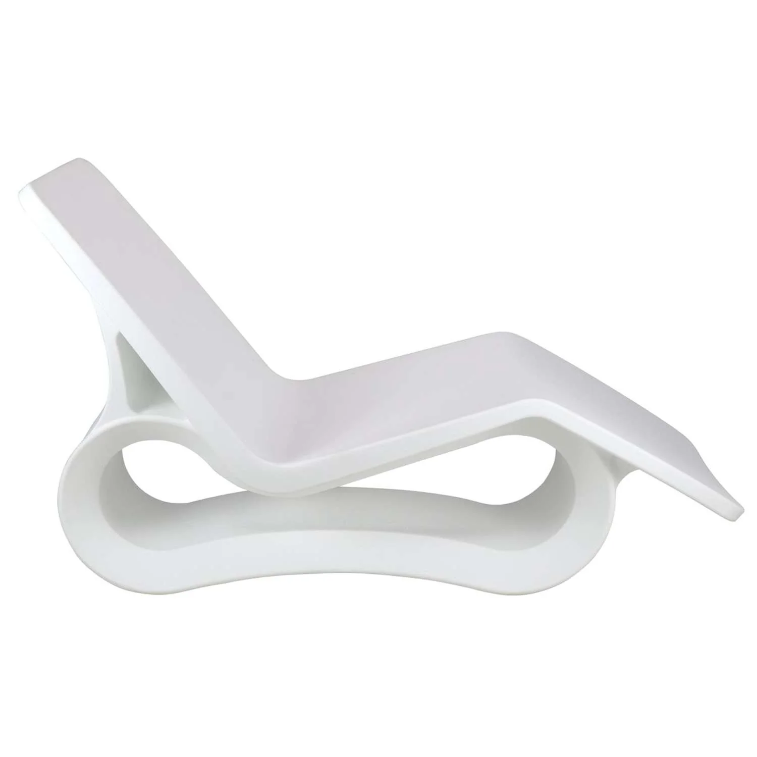Tramontina Octo Polyethylene Sun Lounger (White) - Image 3