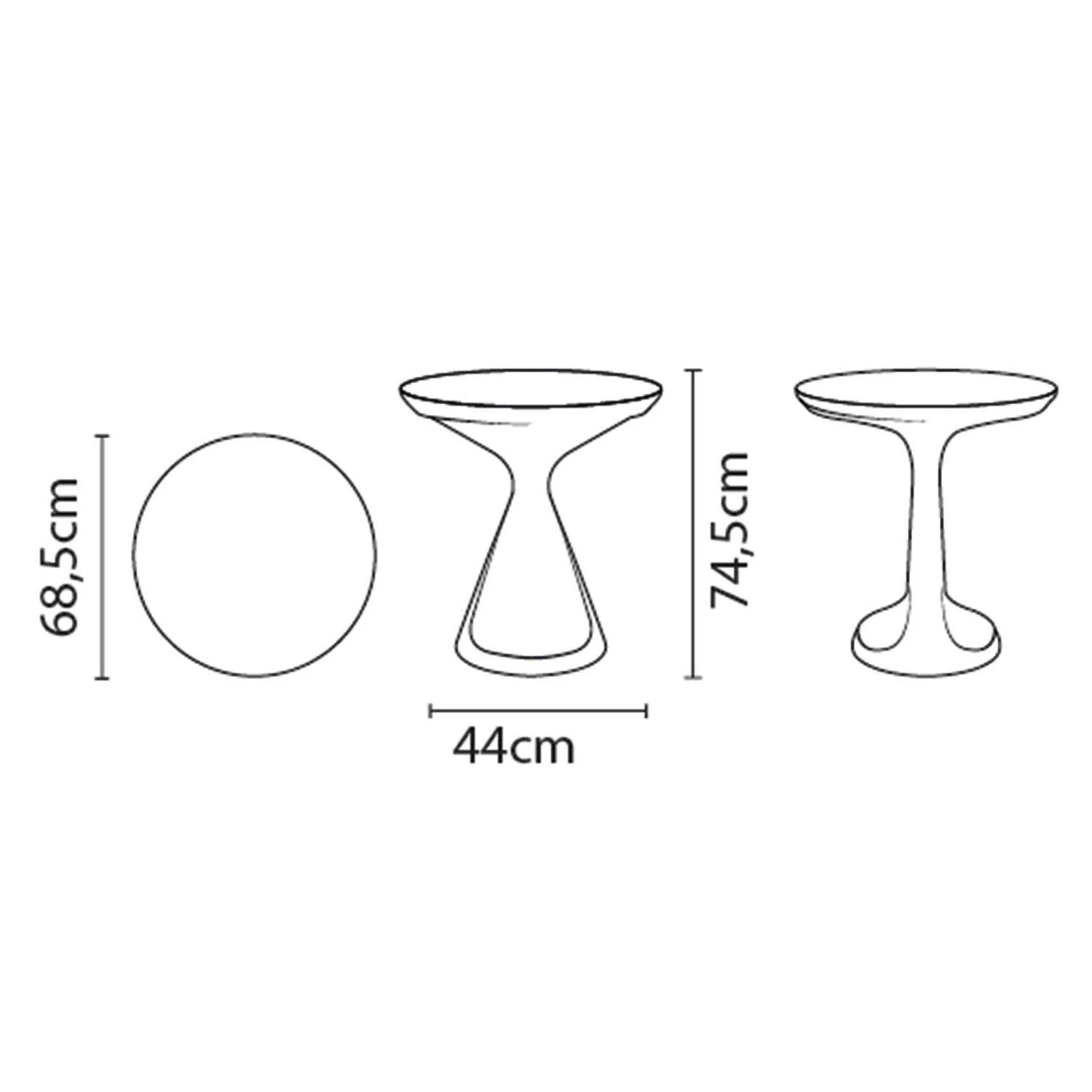 Tramontina Paco 3 Pcs. Polyethylene Lounge Set - Image 9