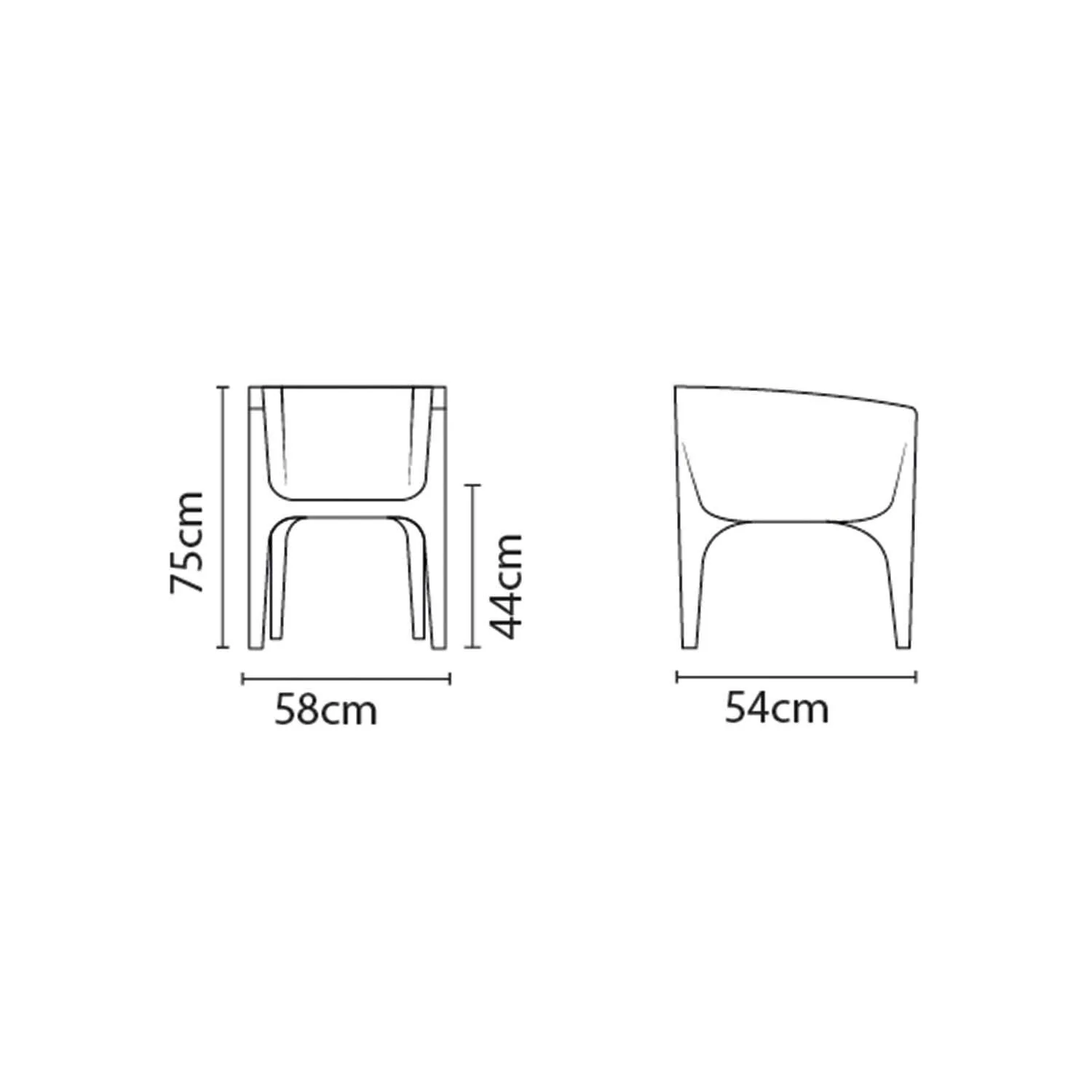 Tramontina Paco 5 Pcs. Polyethylene Lounge Set - Image 10