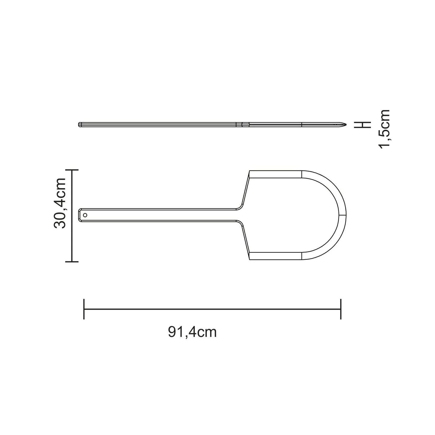 Tramontina Pizza Peel 91cm x 30cm - Image 4